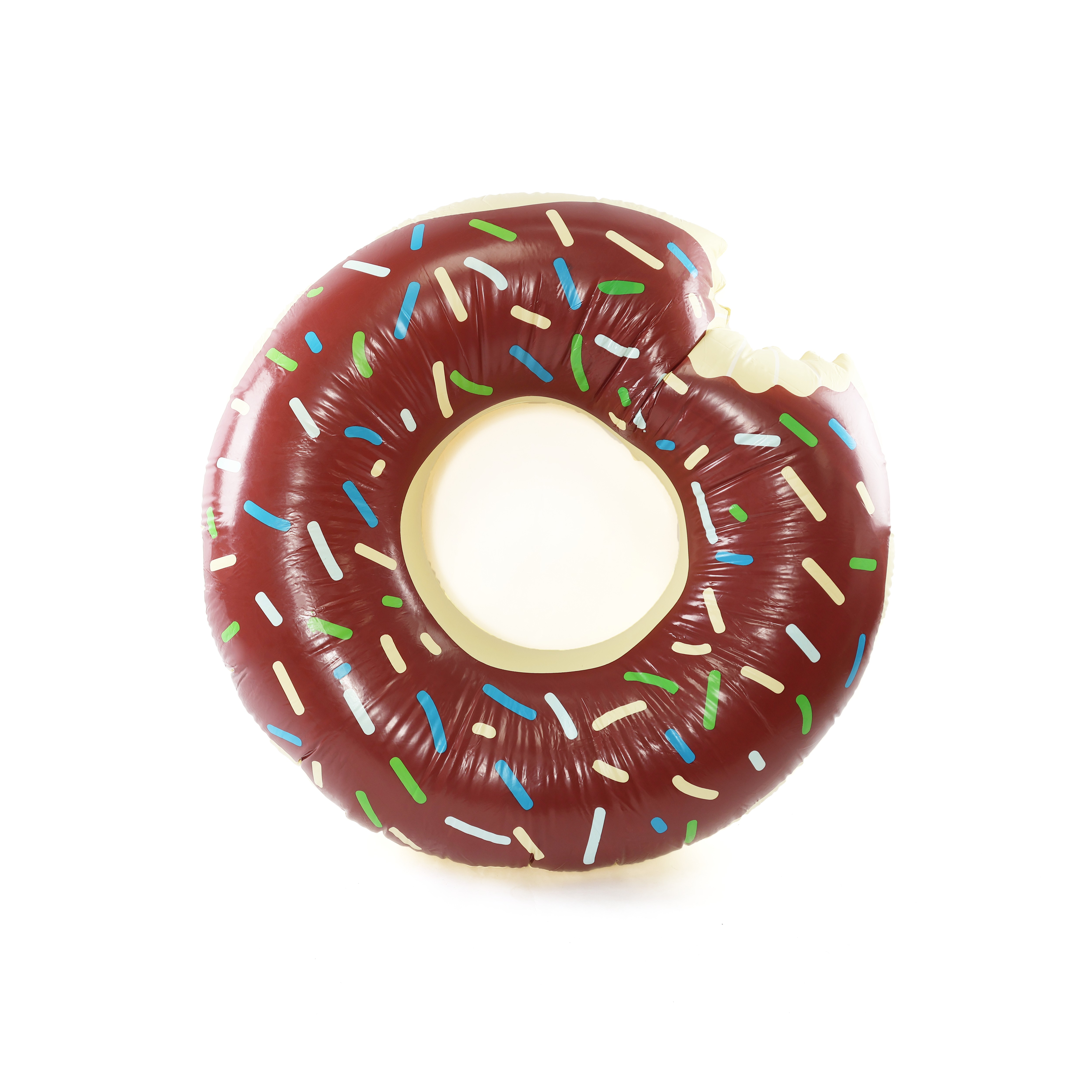 Inflatable Brown Doughnut Ring - 107cm / 42 Inch
