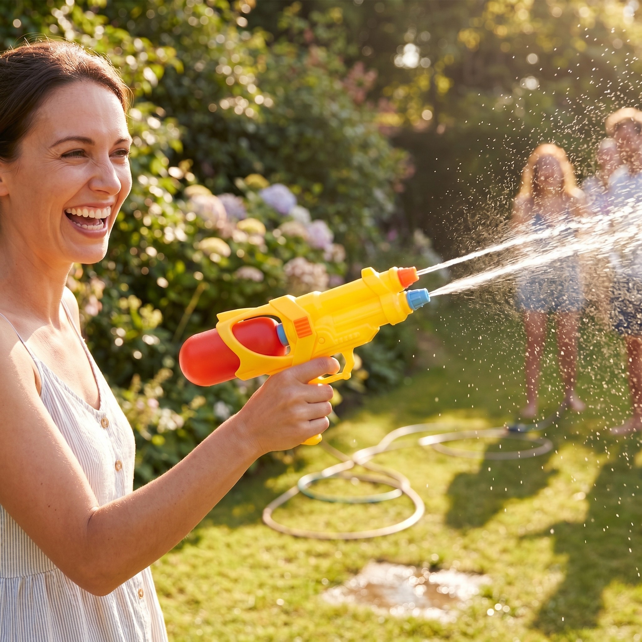 Medium Water Gun Summer Pistol - 30X15CM / 12X6 Inch