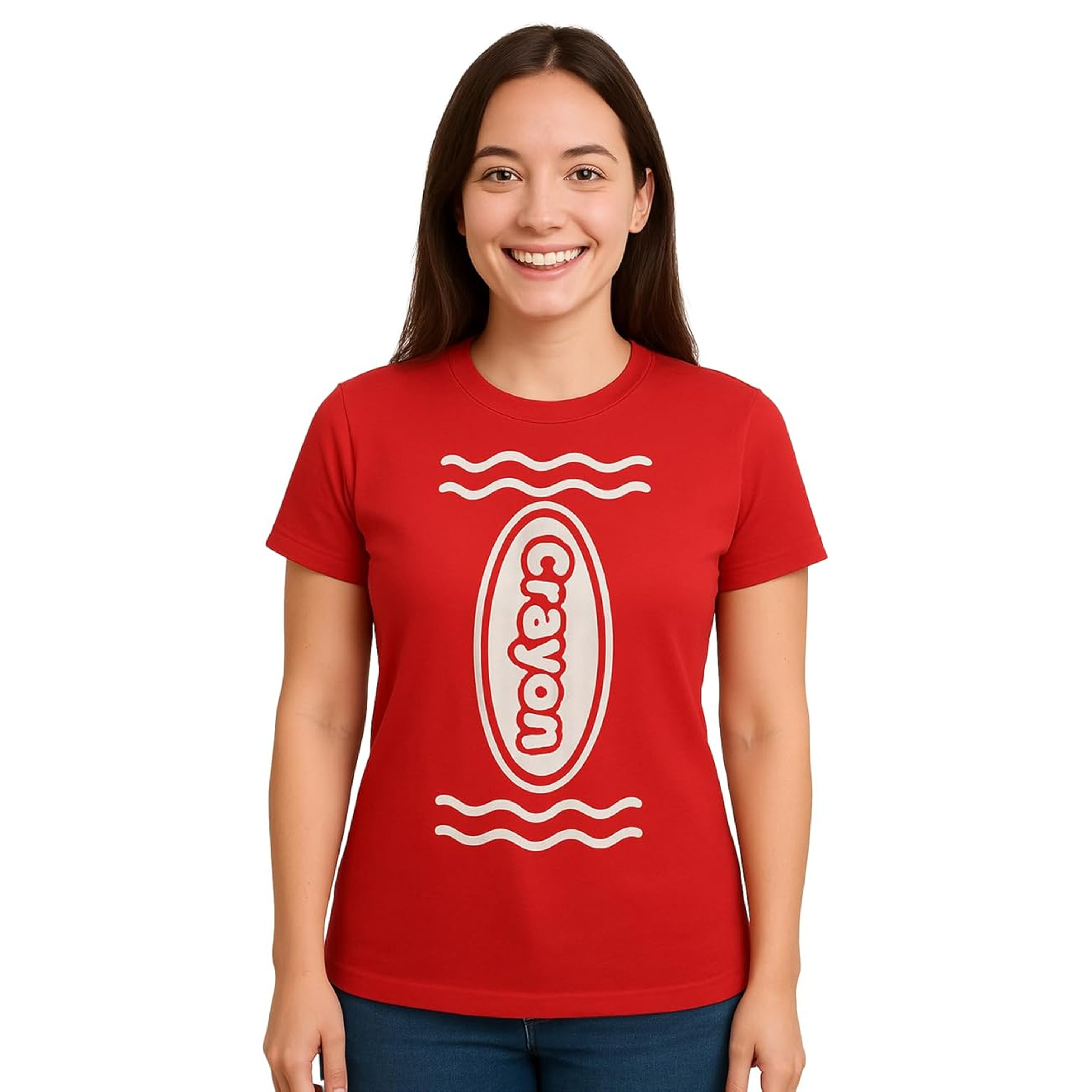 Women's Red Crayon T-Shirt