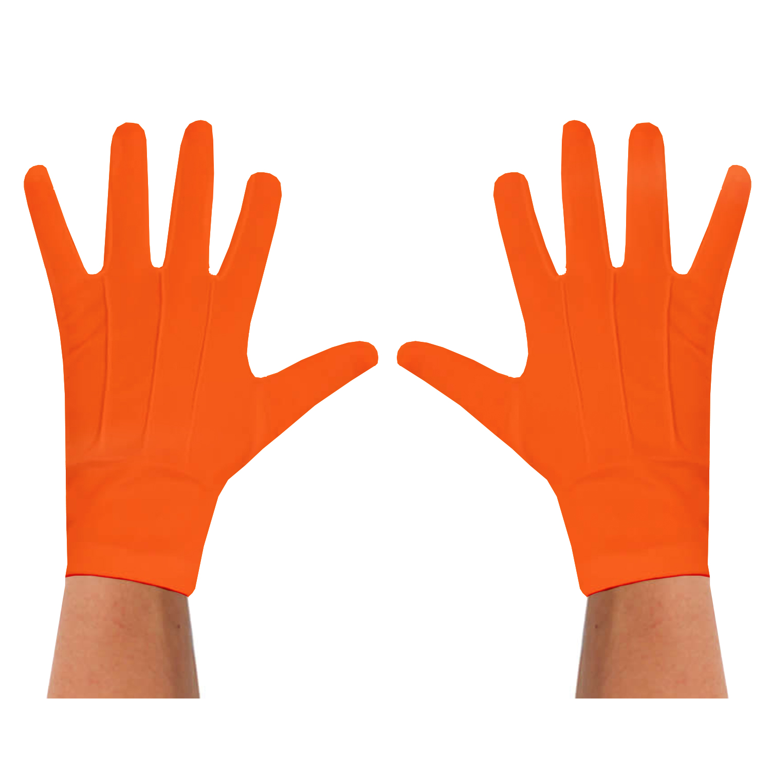 Adults Orange Gloves