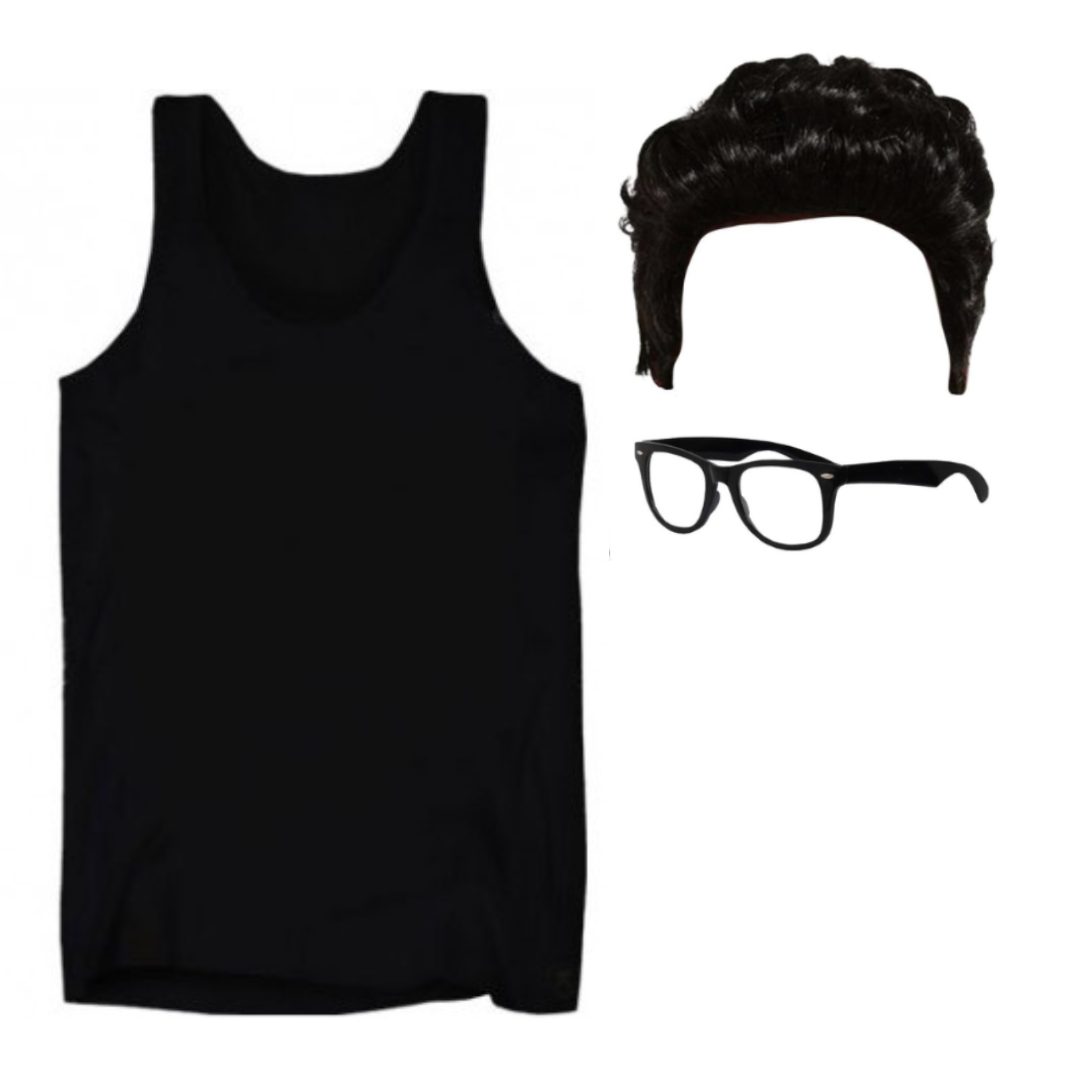 Adults Will Costume Set | 3 Pcs | Vest, Wig & Glasses