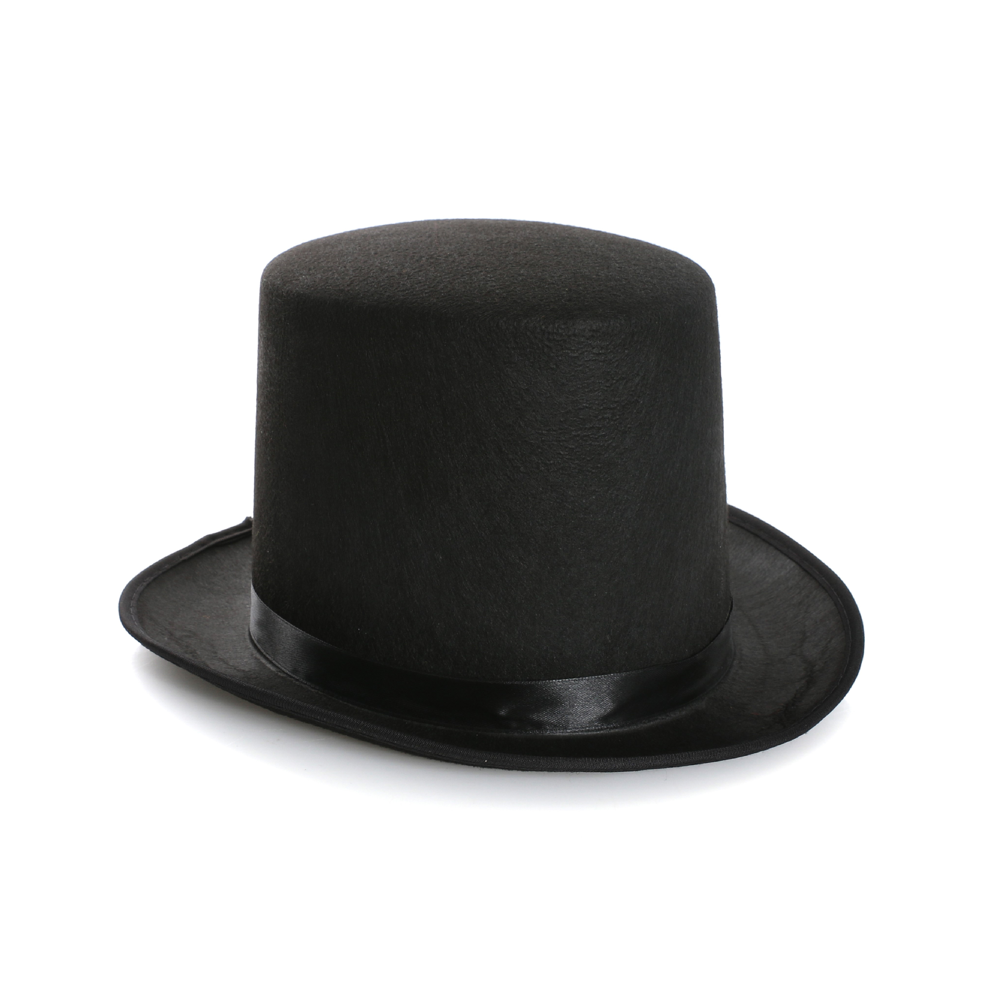 of Adults Black Felt Top Hat - 60cm