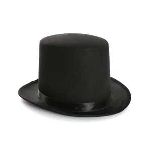 of Adults Black Felt Top Hat - 60cm