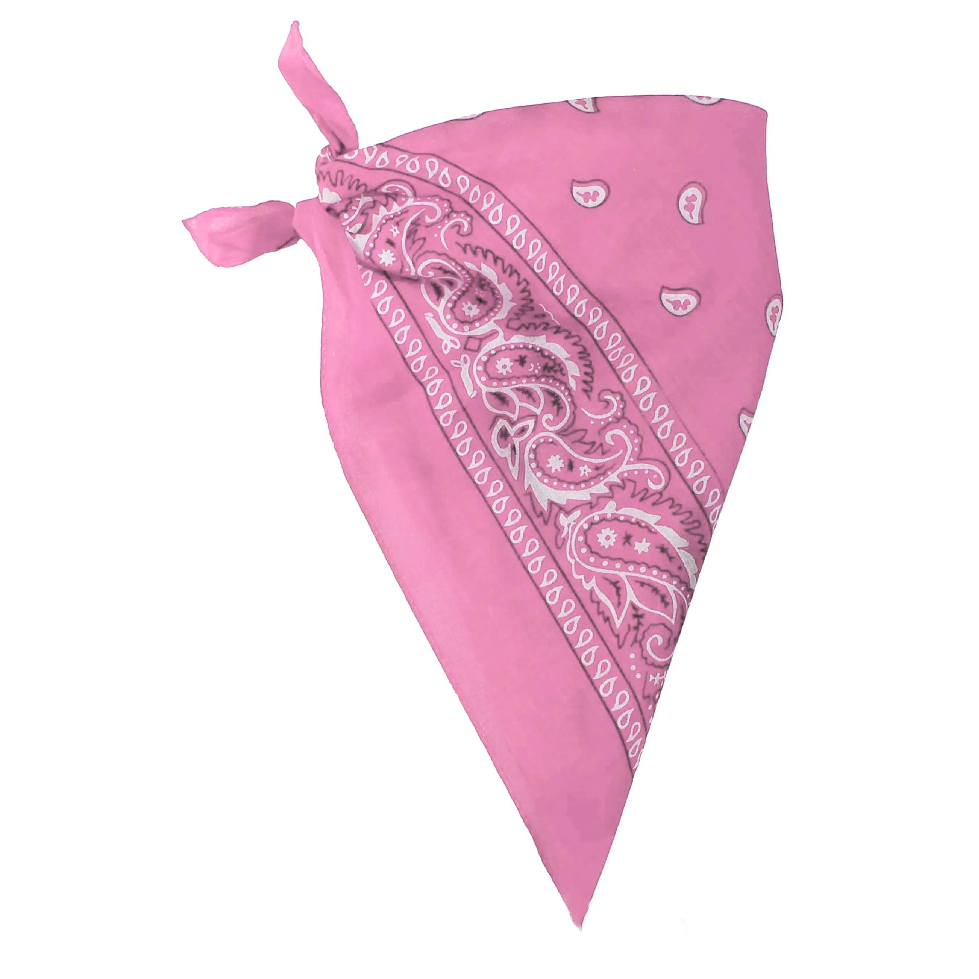 Pink Paisley Bandana