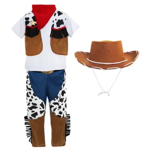 Childs Cowboy Costume & Brown Hat
