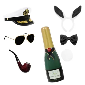 Couples Captain & Bunny Fancy Dress Set | 7 Pcs