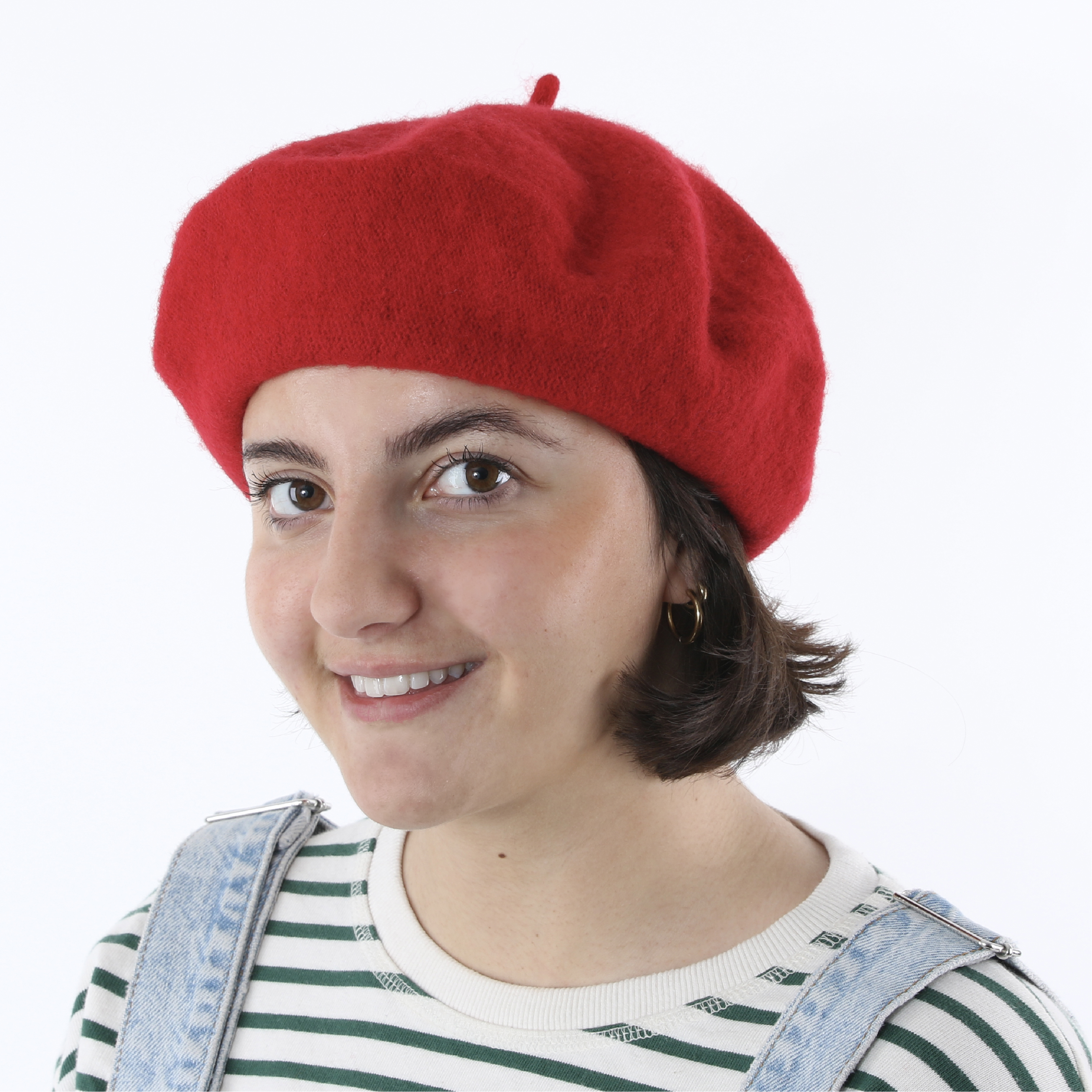 Red French Beret Hat