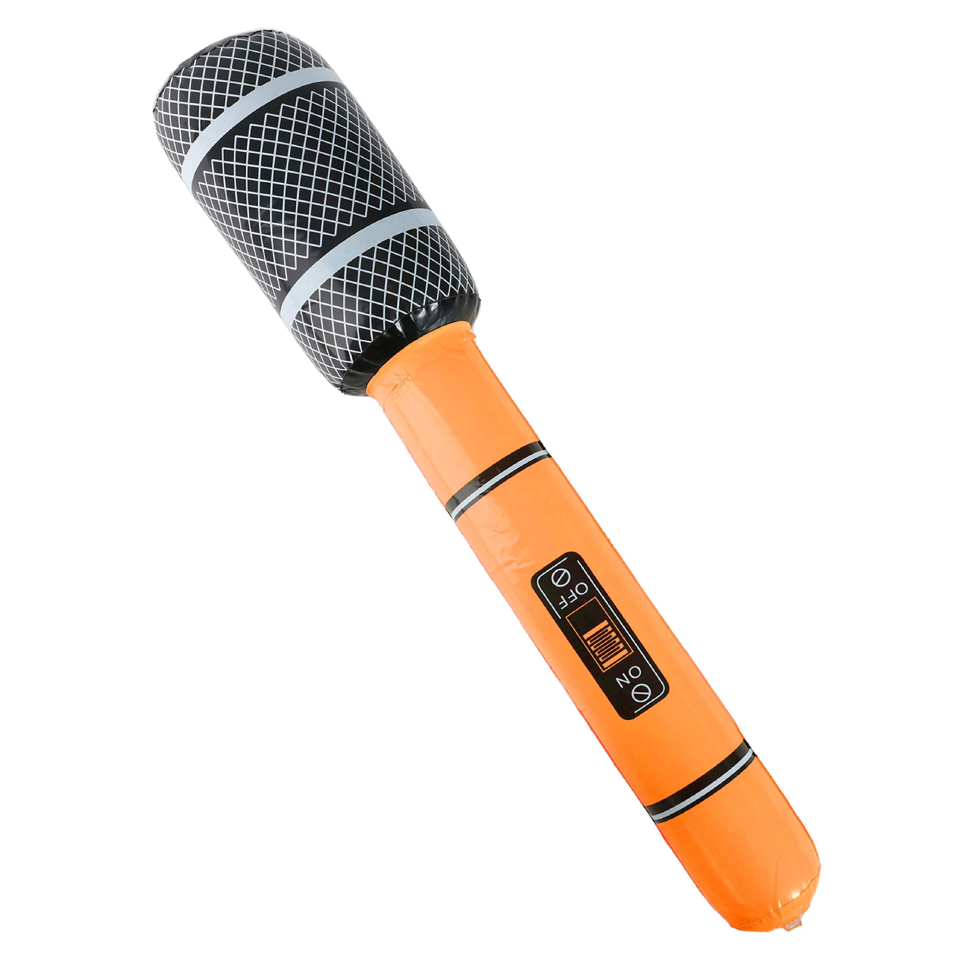 Orange Inflatable Microphone