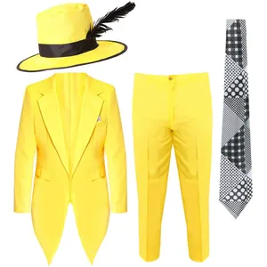 Mens 1990s Yellow Suit