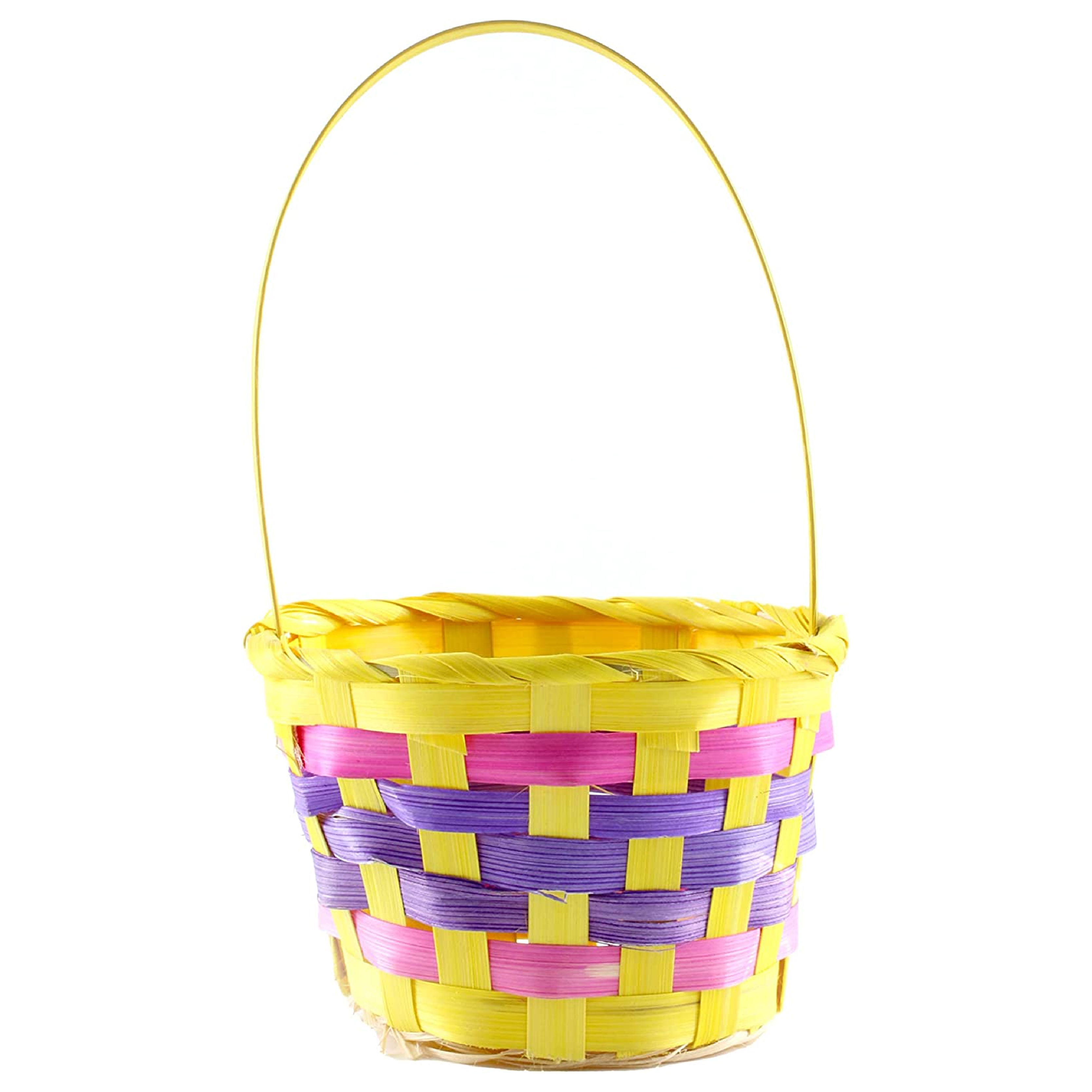 Small Yellow Easter Basket