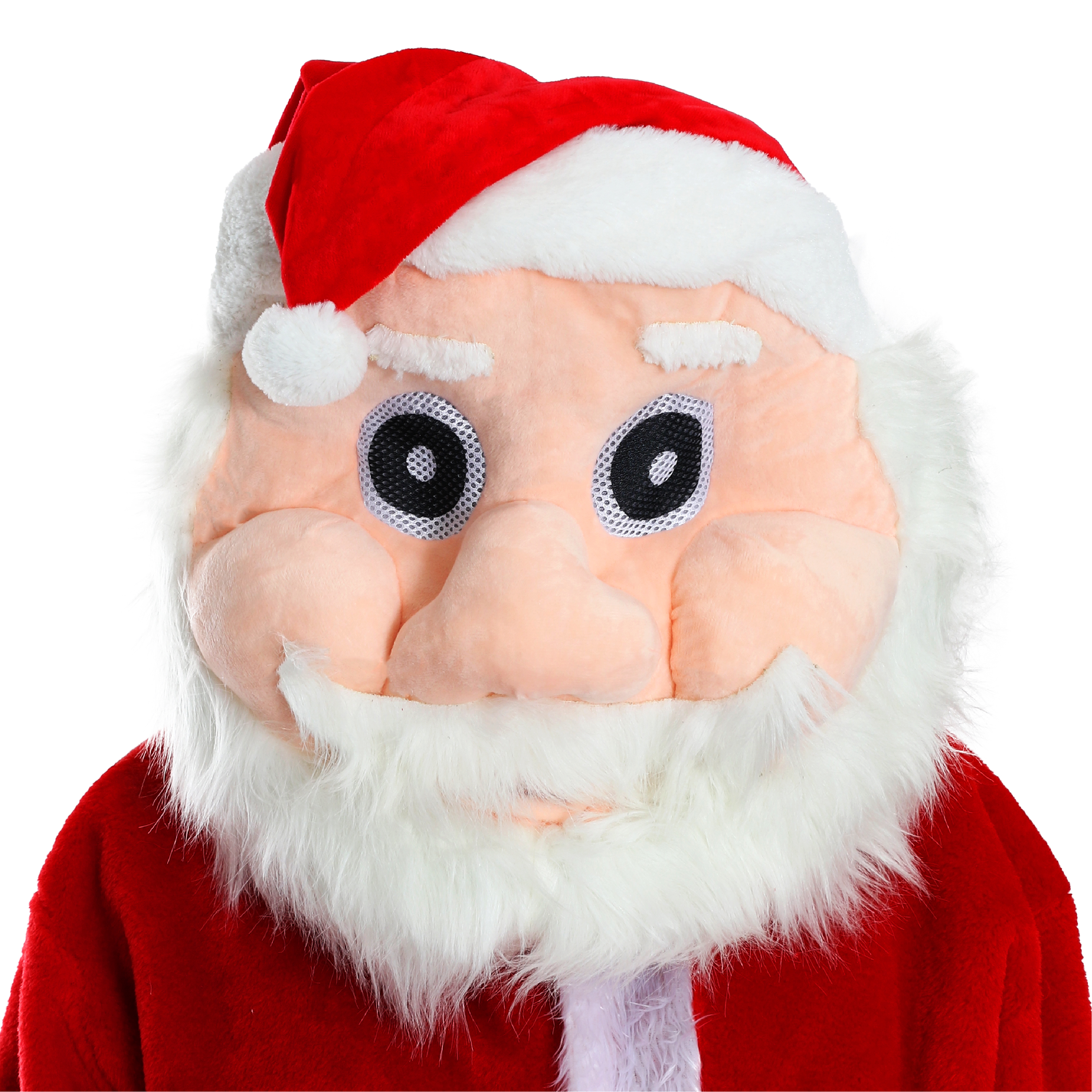 Plush Santa Mascot Head