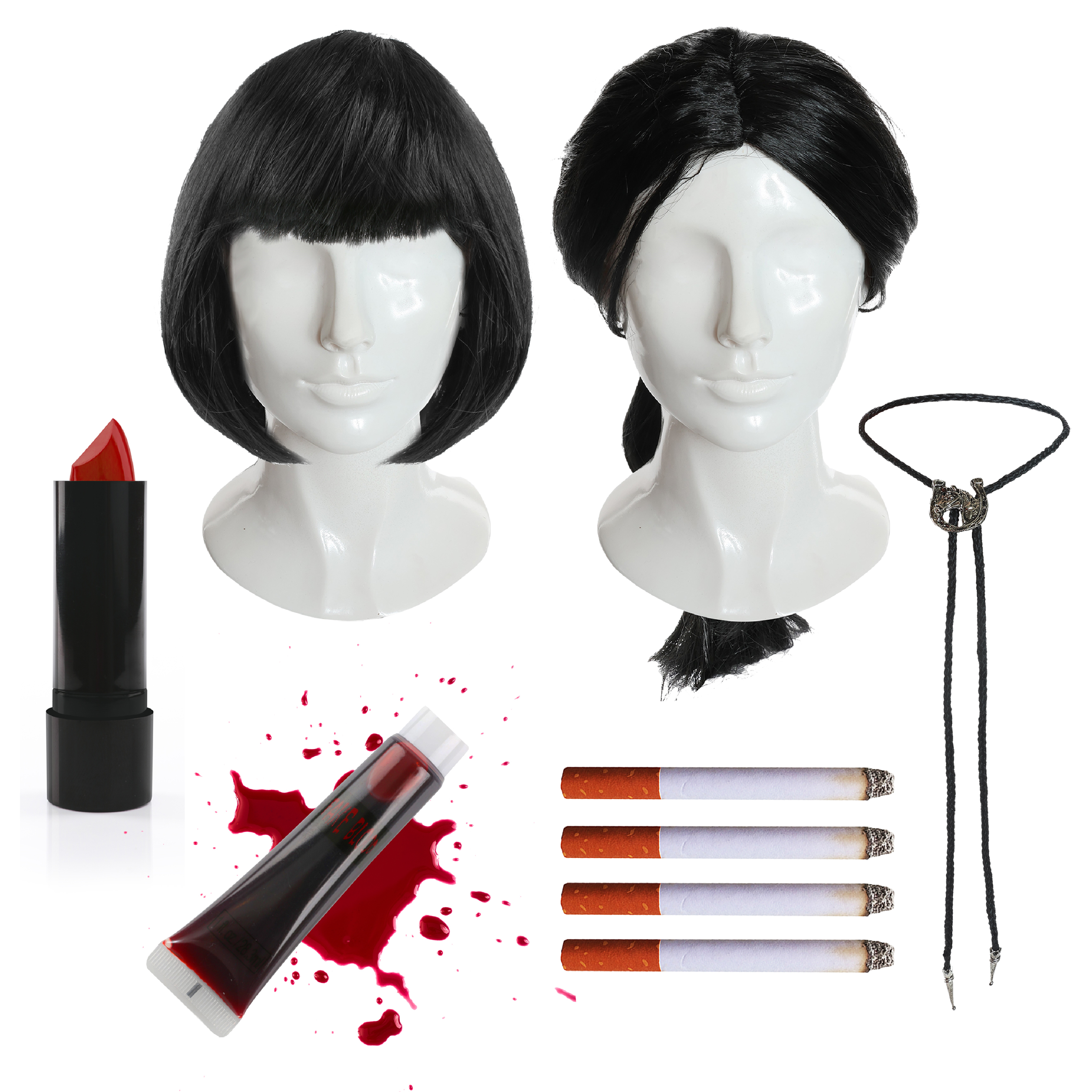 Vincent Vega and Mia Wallace Couples Costume Set
