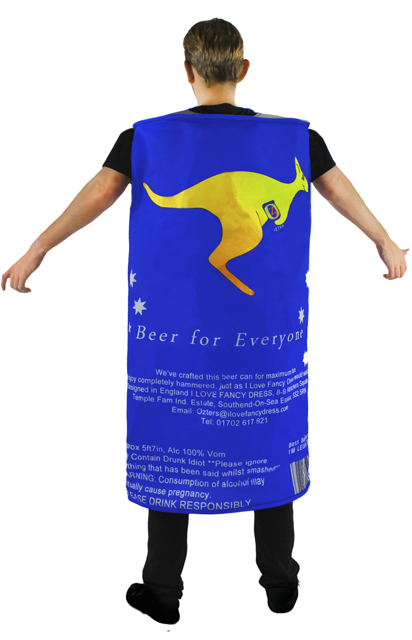 ozters beer can - back