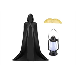 Adults Traitor Stephan Costume | 3 Pcs | Hooded Cape, Tash & Lantern