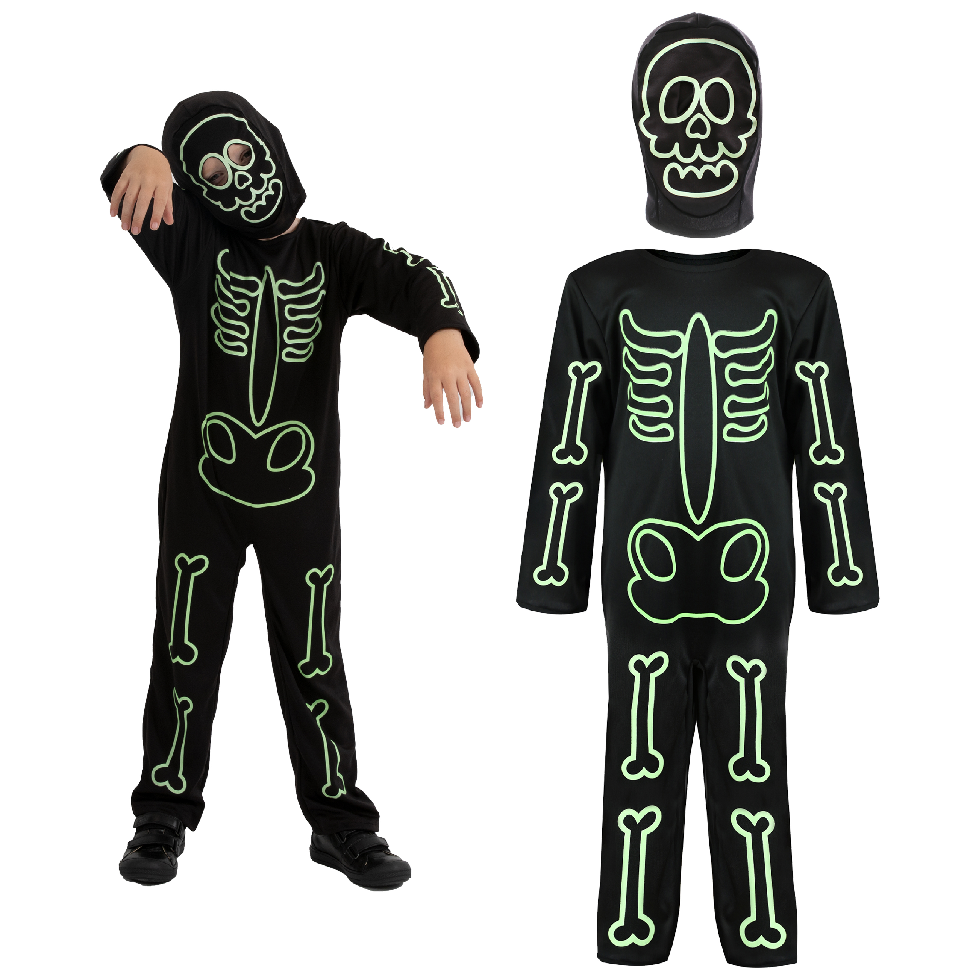 Child's Glow in the Dark Skeleton Costume