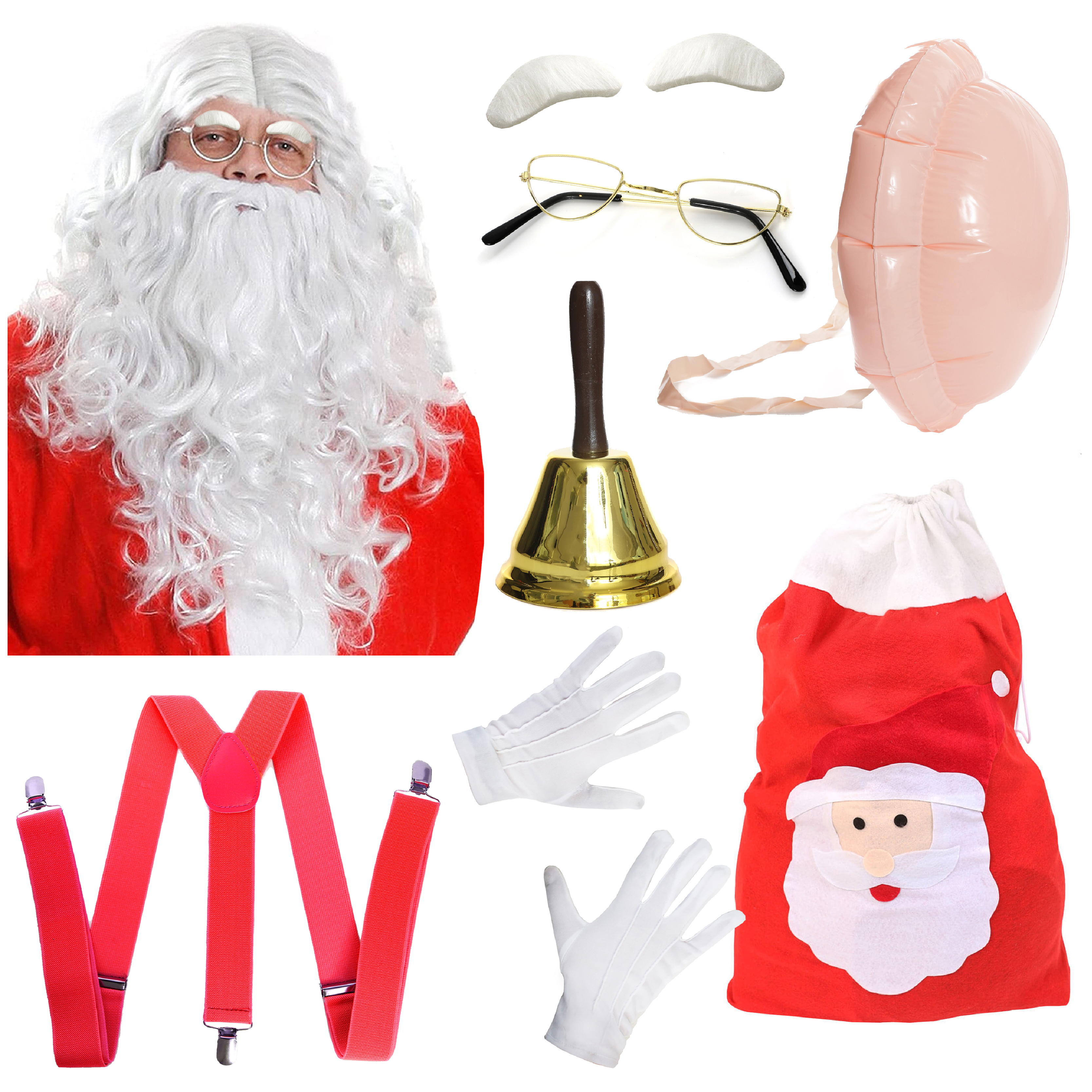 The Ultimate Santa Costume Set with Bell