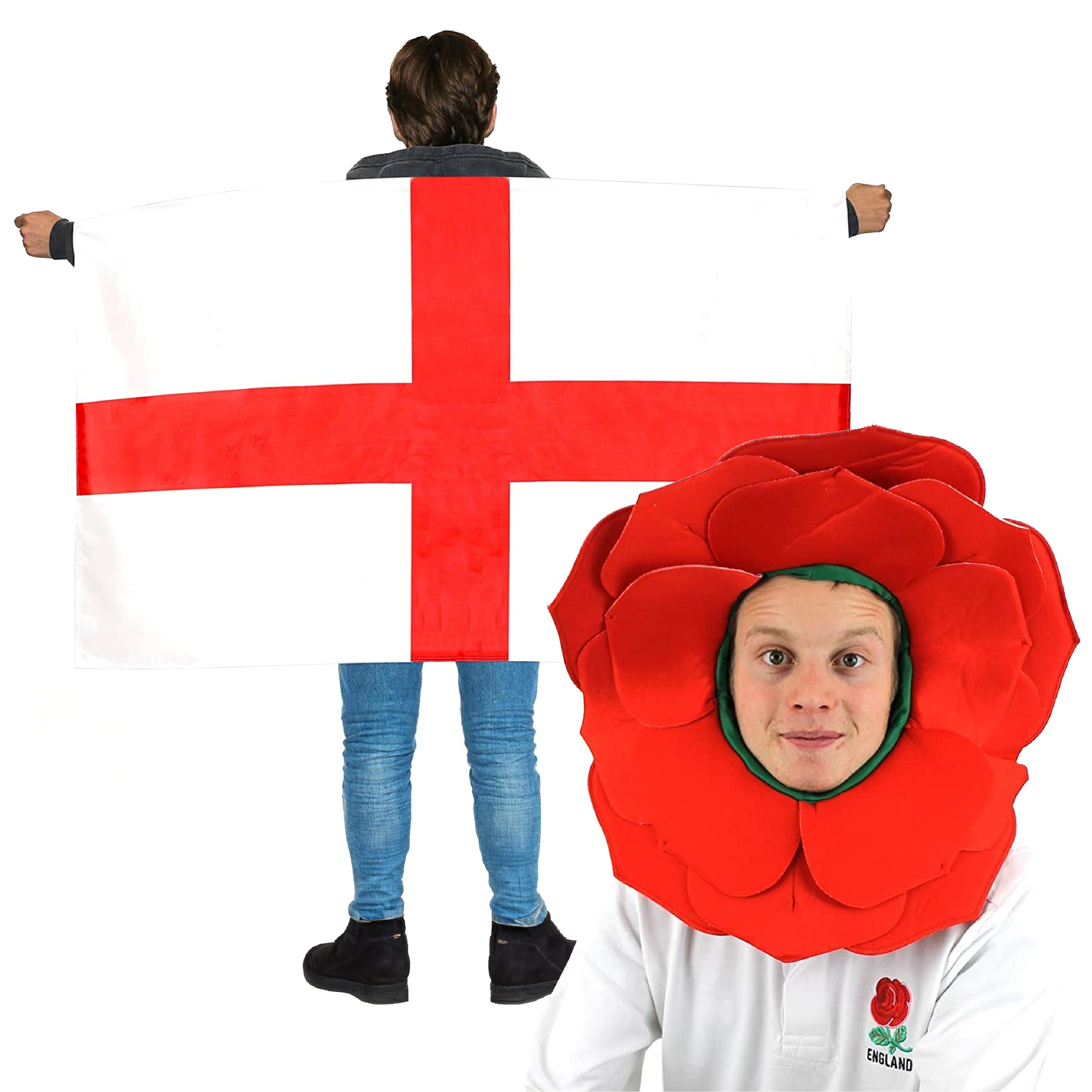 St George's Day Set - Hat and Flag Cape