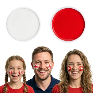Supporters Face Paint Set | Red & White