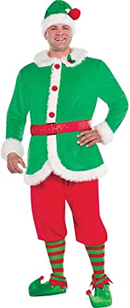 Deluxe Men's Elf Costume