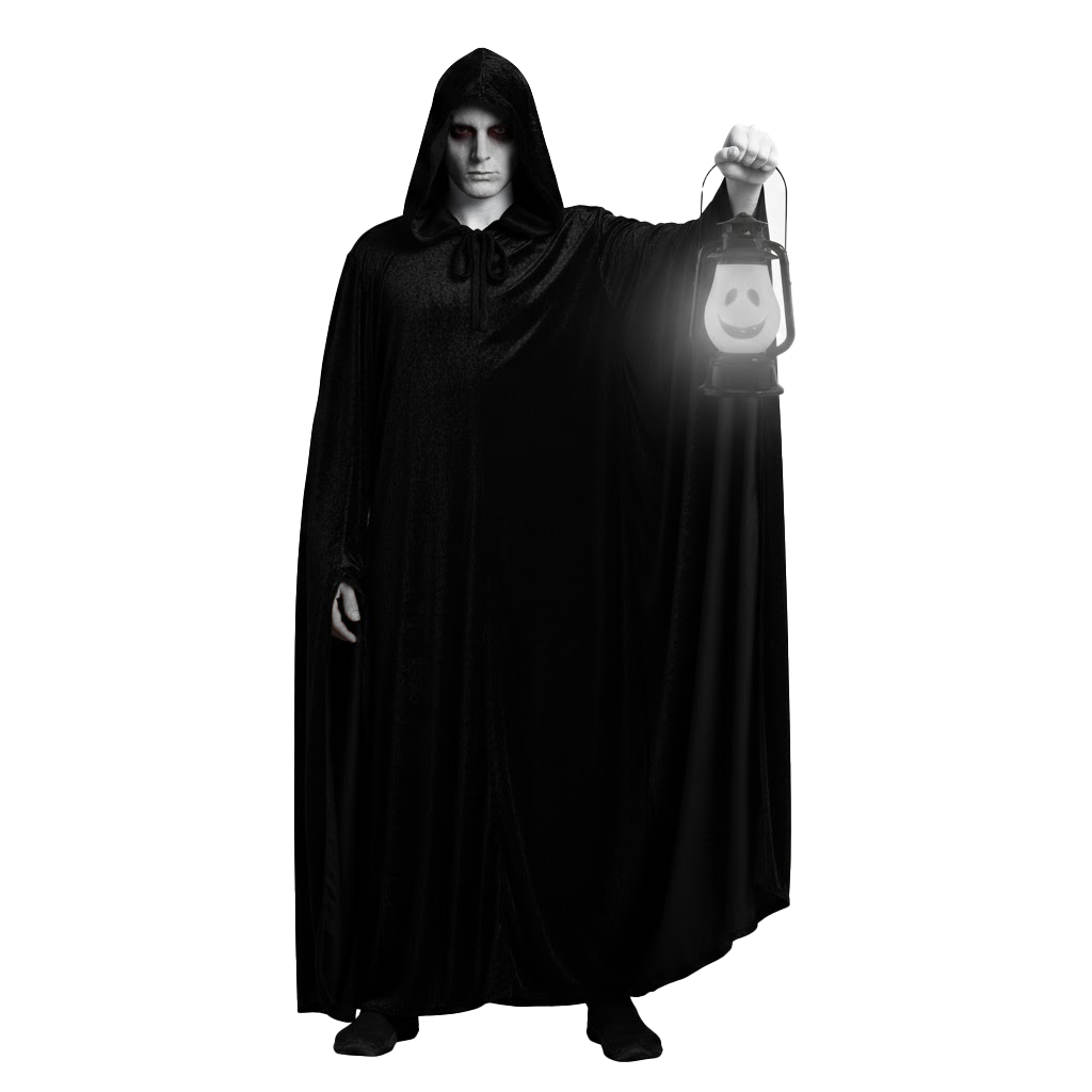 Adults Reaper Costume | 2 Pcs | Cape & Lantern