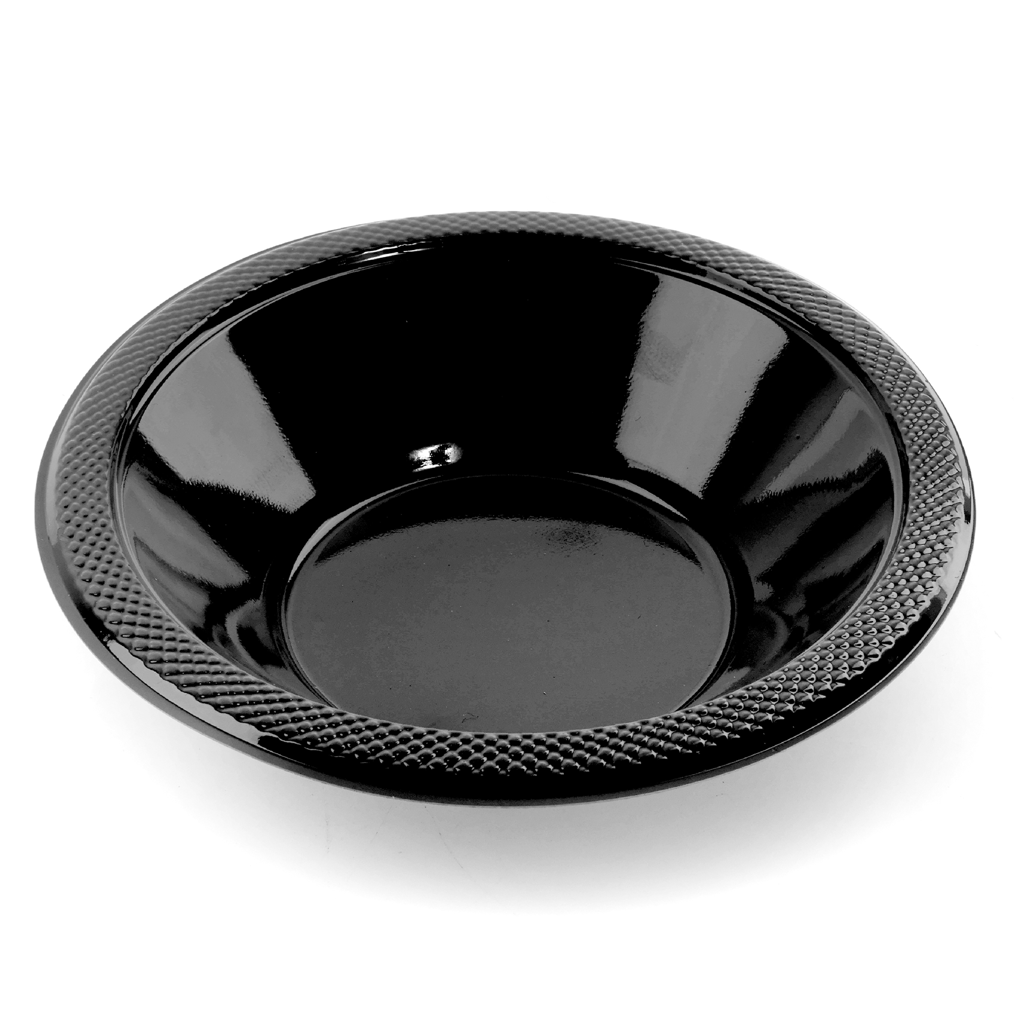 7" Black Bowls- Pack of 25