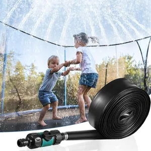 Trampoline Sprinkler – 39ft Water Hose with Straps & Connectors