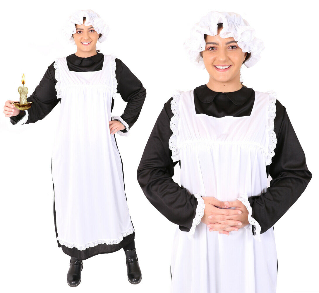Womens Tudor Victorian Maid Costume