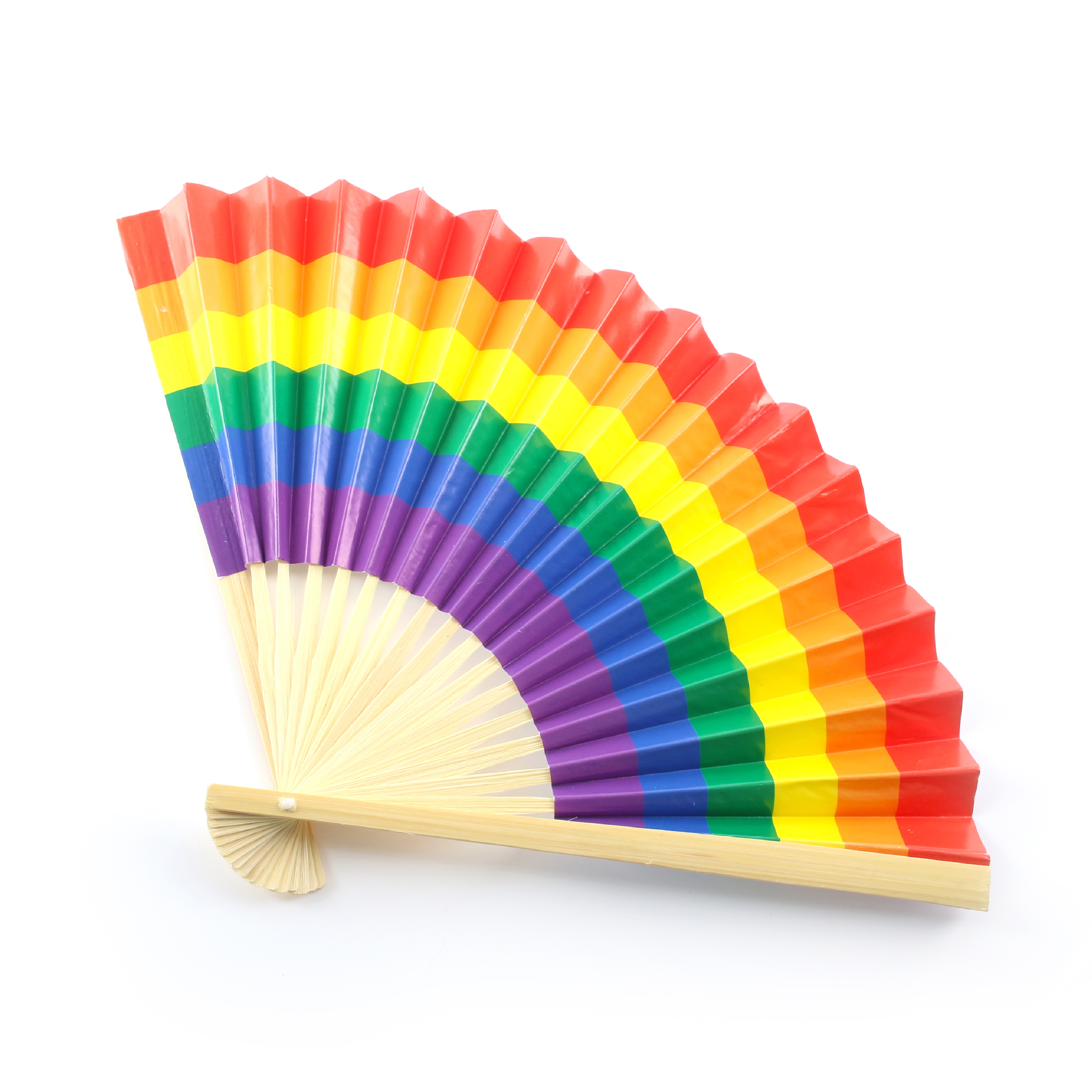 Rainbow Pride Fan