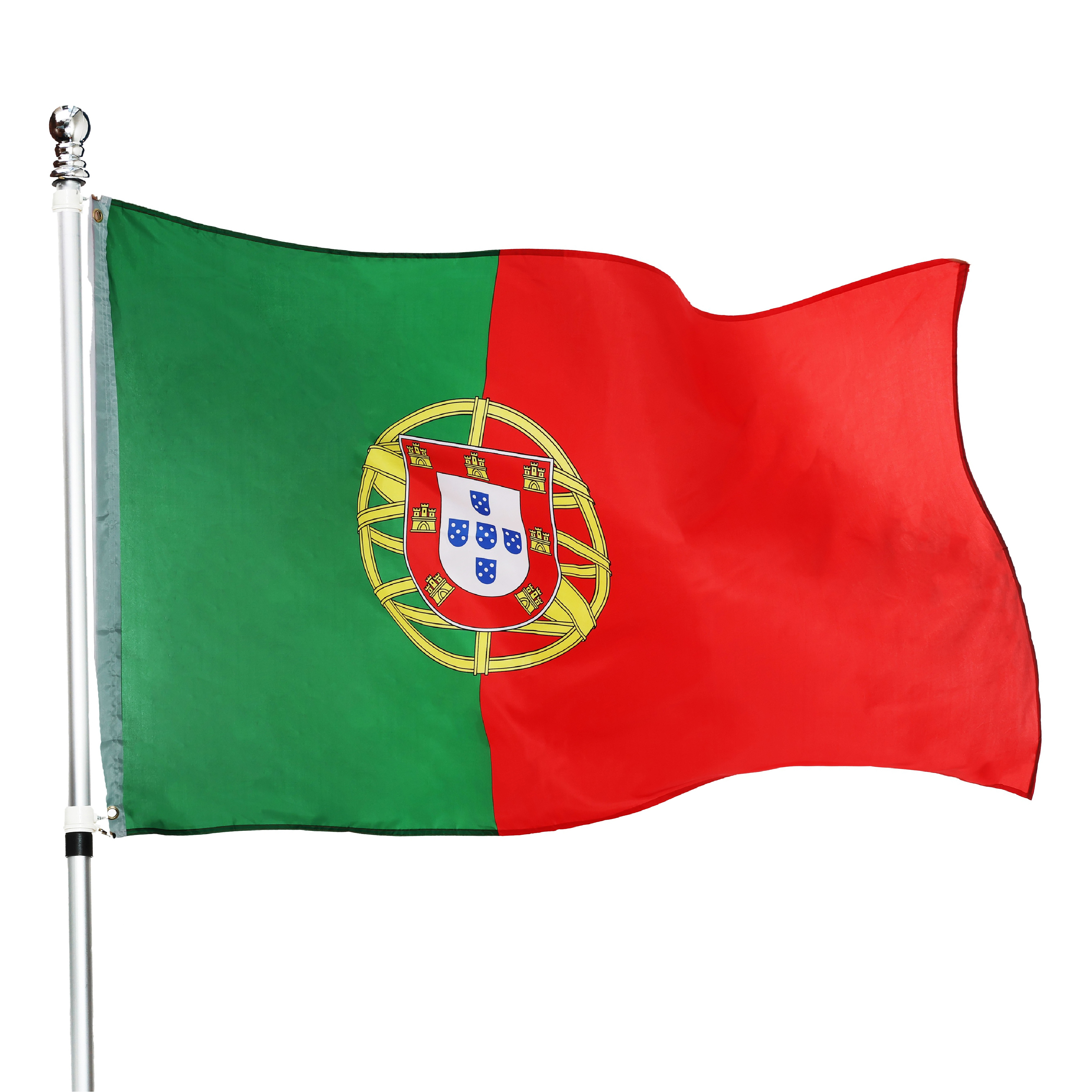 Large 5ft X 3ft Portuguese Flag