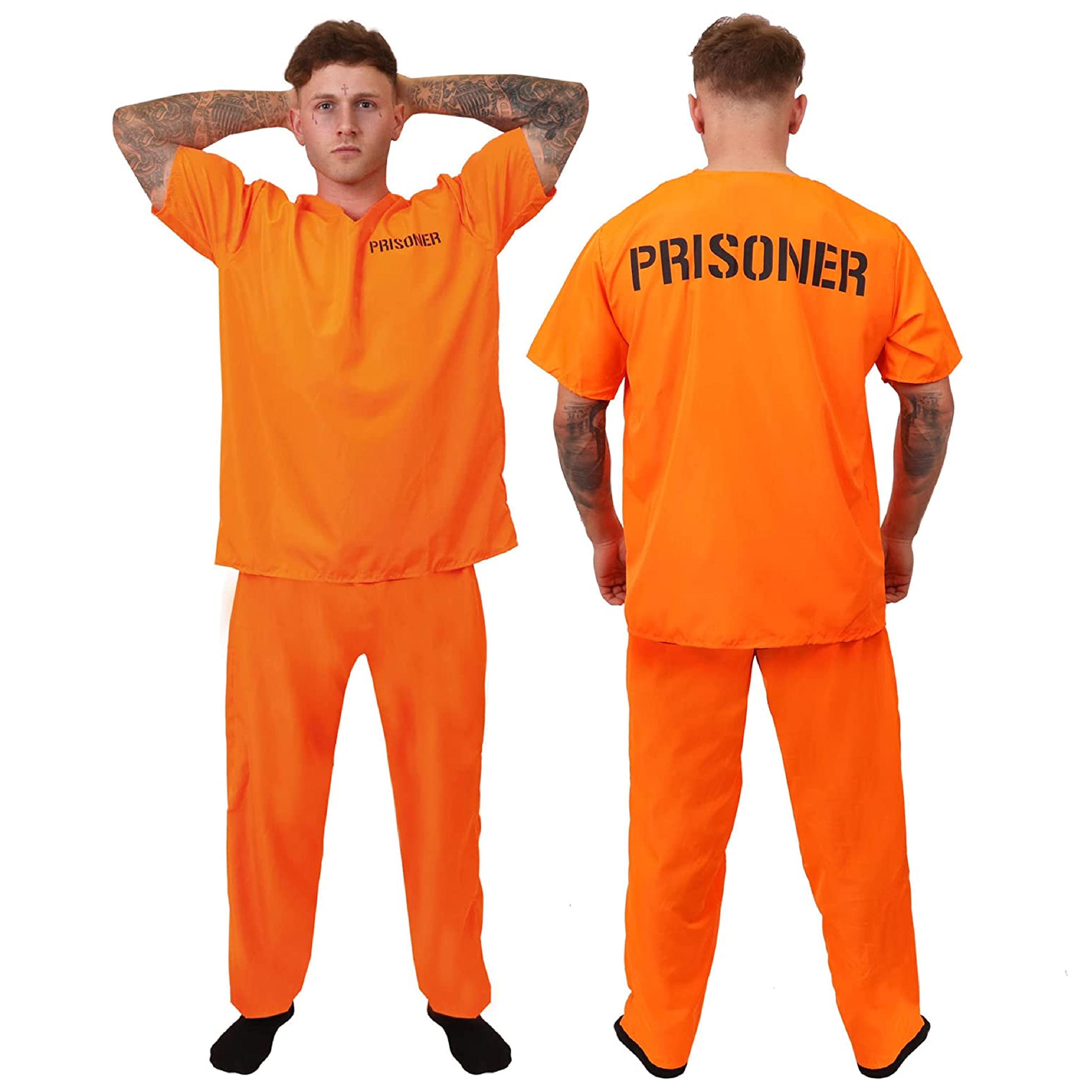 Mens Orange Prisoner Costume