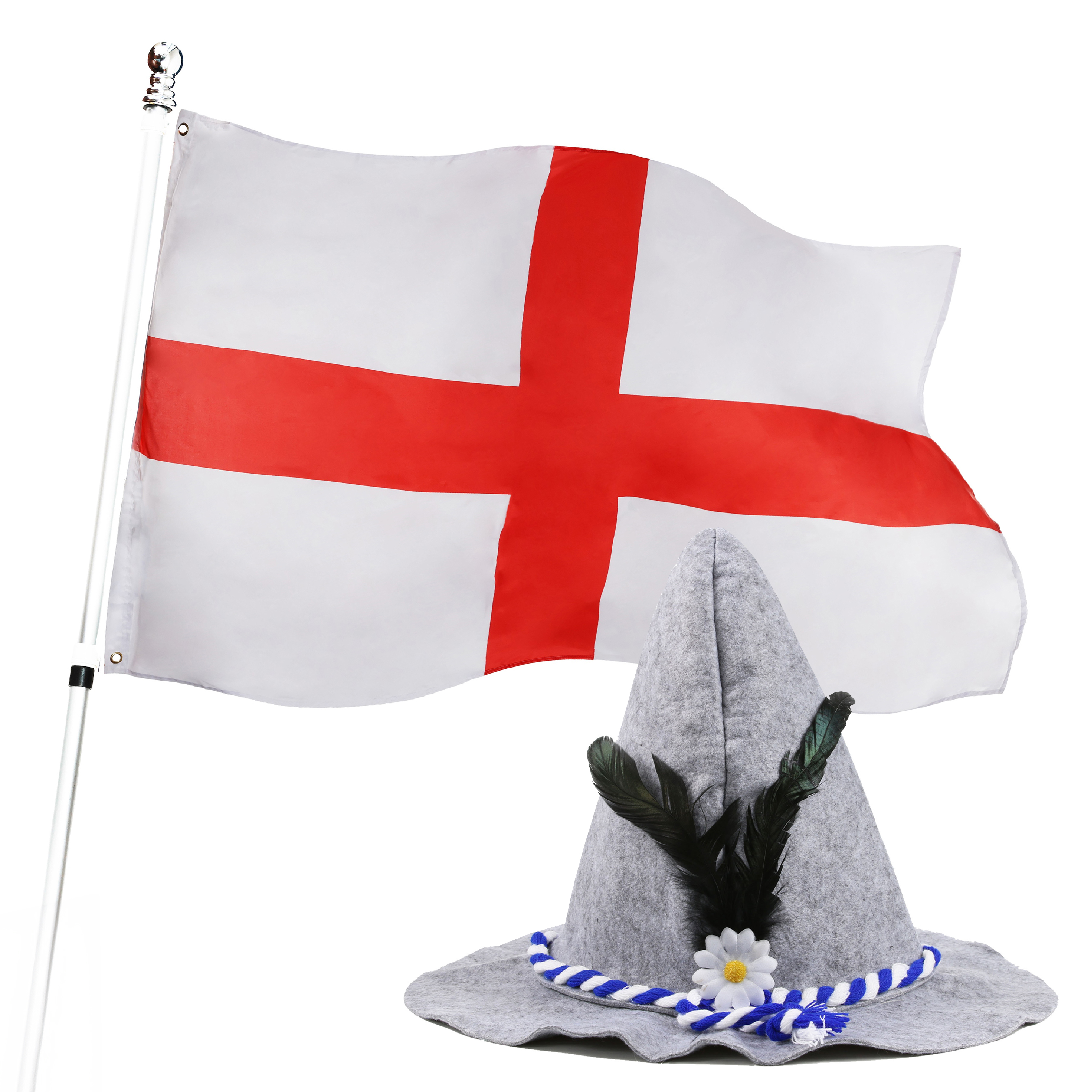 England Flag + Seppel Hat