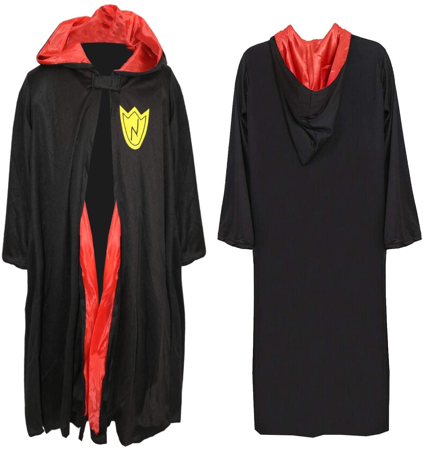 Child Wizard Costume – Magical Wizard Gown with Crest for Halloween & Roleplay