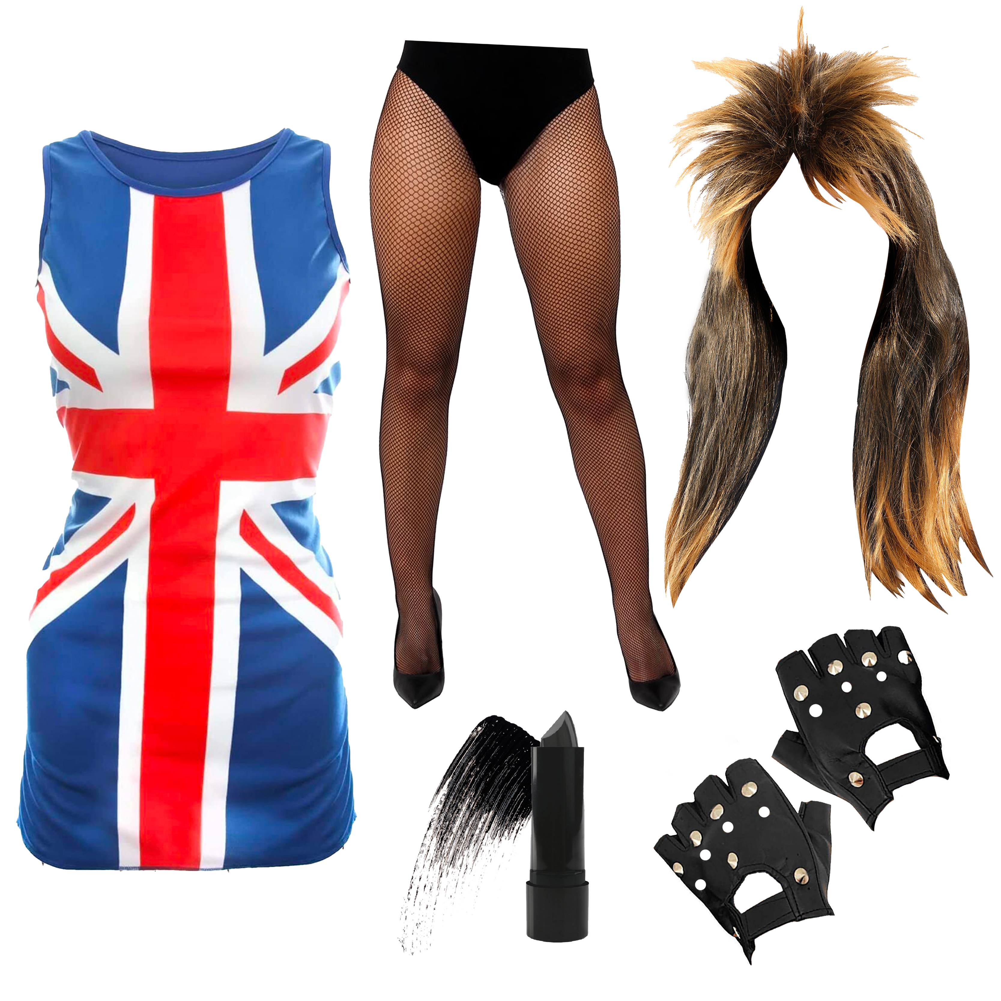 Union Jack Punk Costume