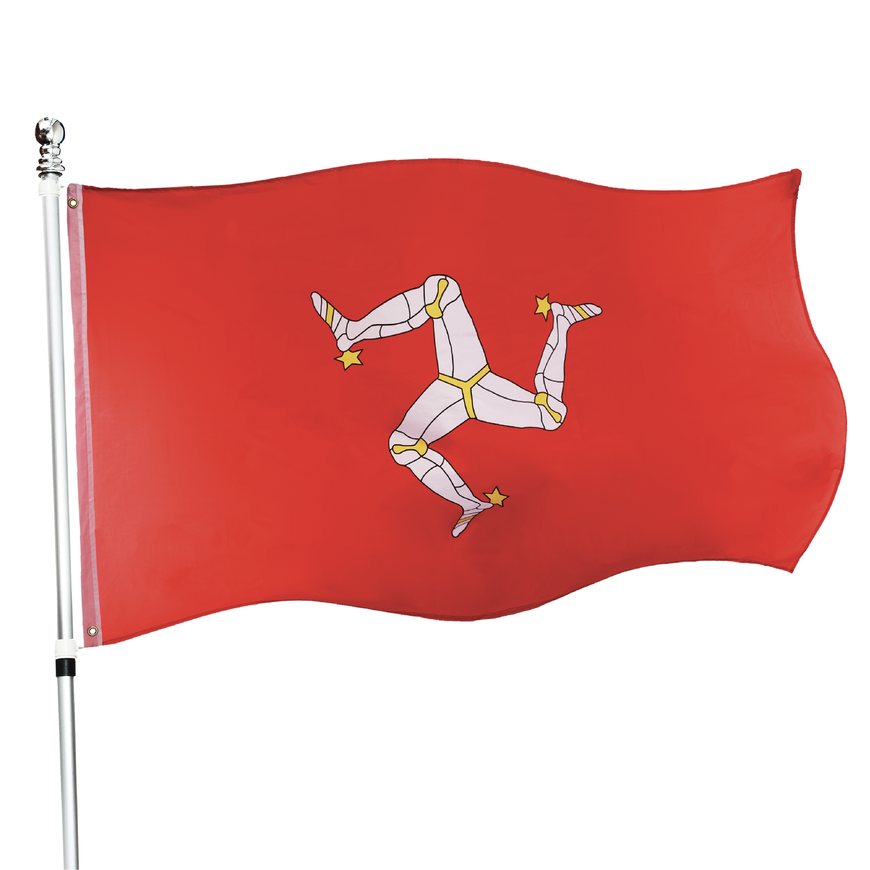 Large 5ft x 3ft Isle of Man Flag