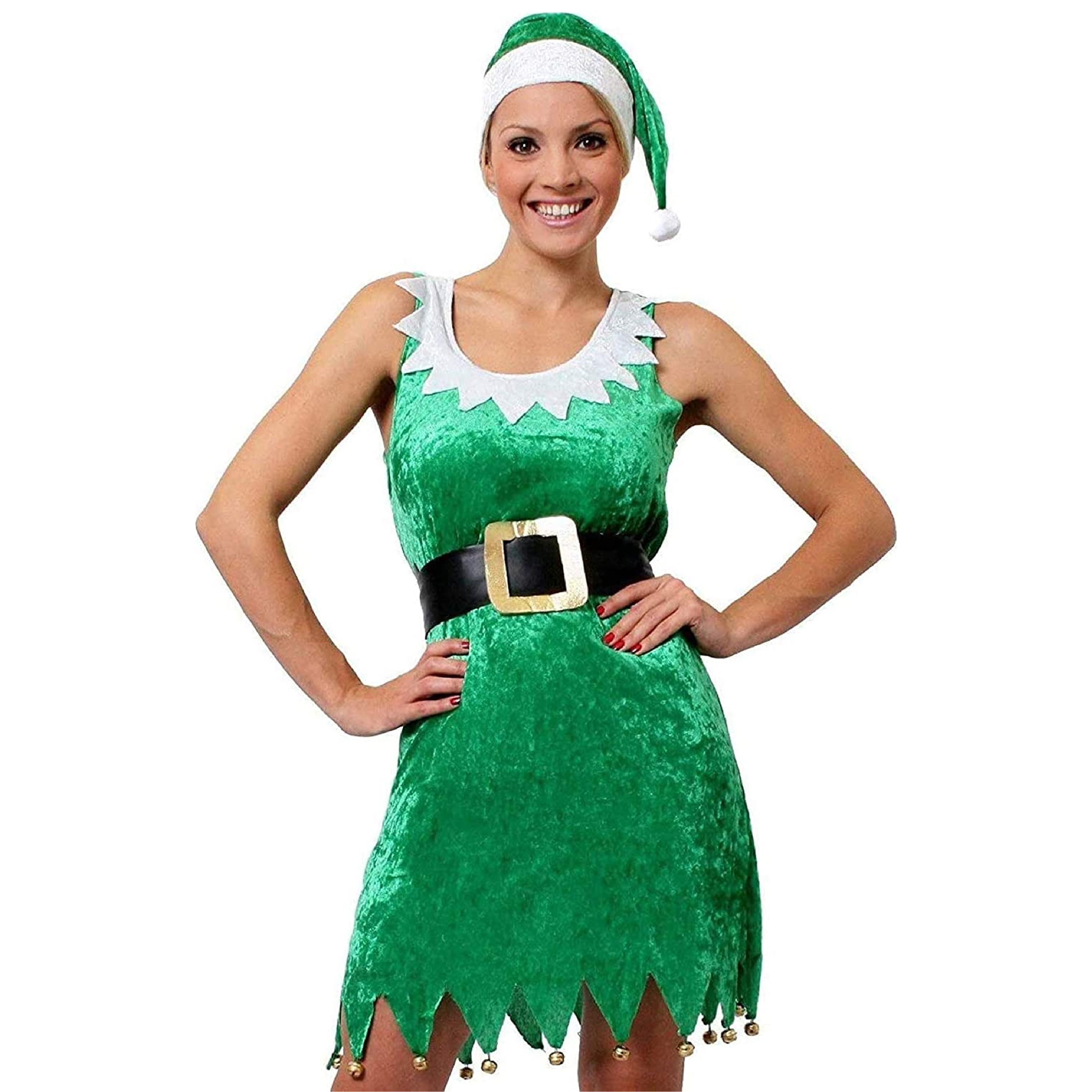 Ladies Green Sexy Elf Costume
