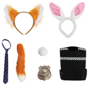 Childs Nick & Judy Couples Costume | 7 Pcs