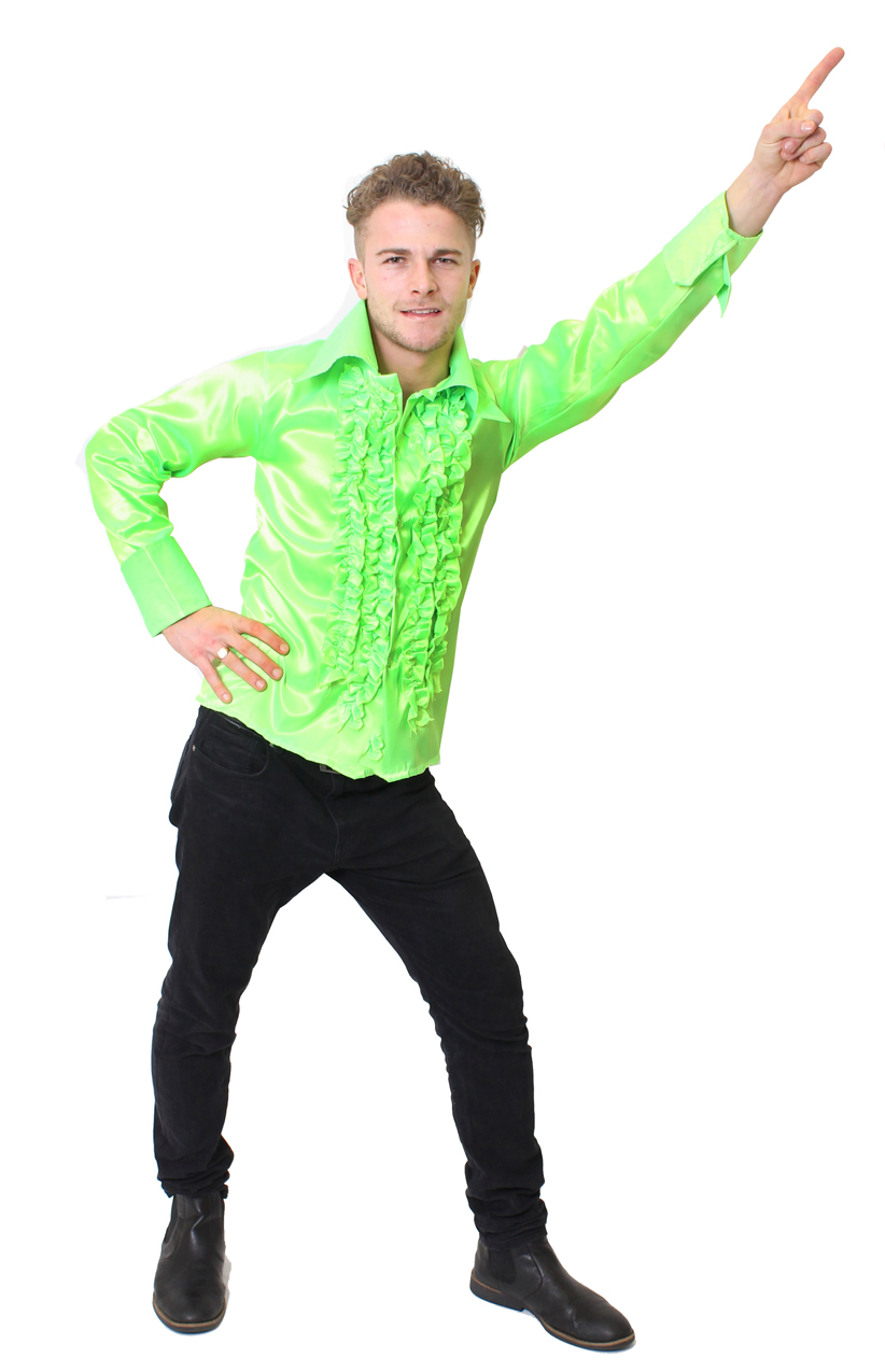Adults Green Disco Shirt