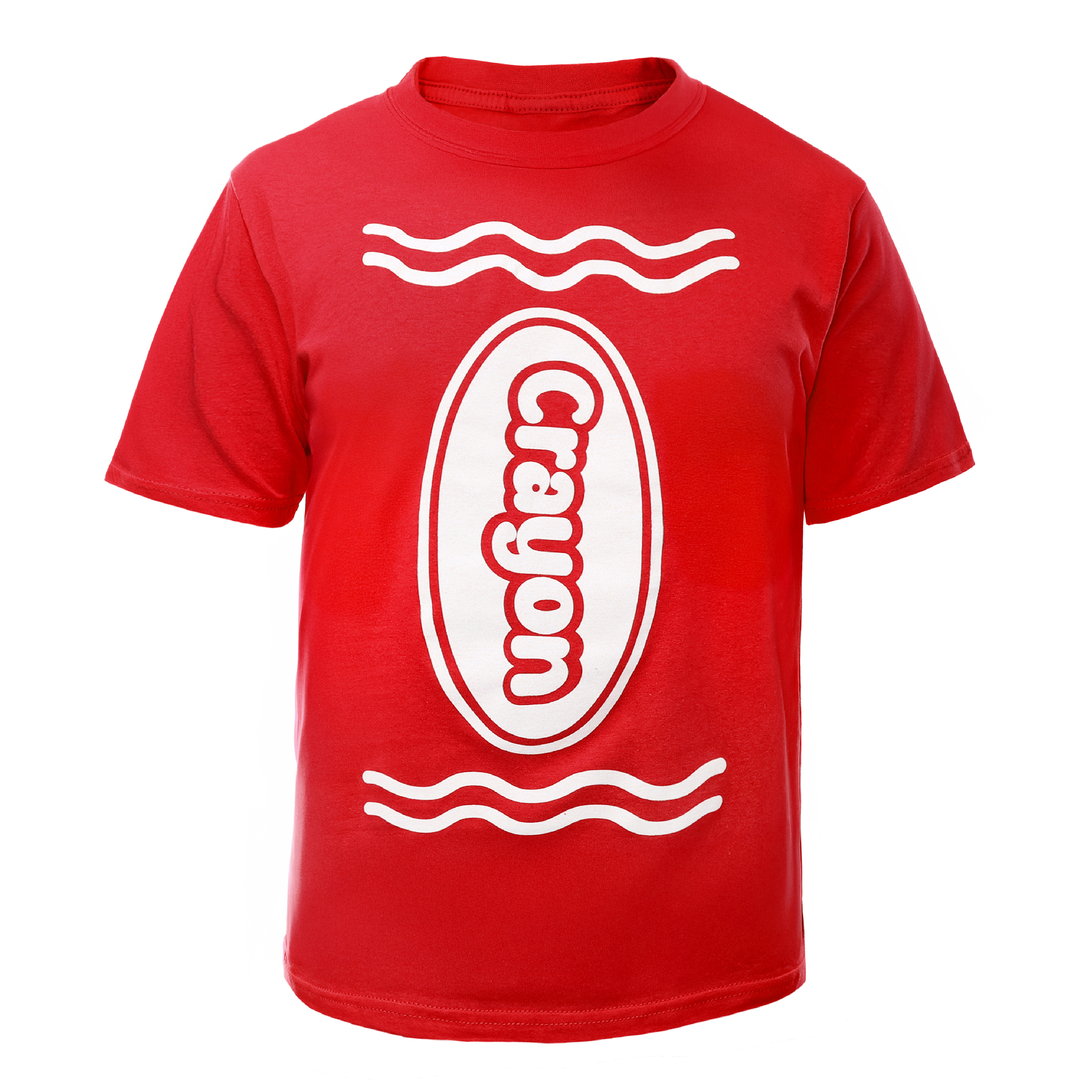 Children's Red Crayon T-Shirt – Fun Kids Costume Top for Parties, Dress-Up & School Events