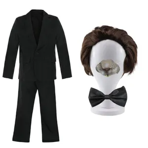 Mens Spoilt Rat Costume | 5 Pcs | Blazer, Trousers, Wig, Bow Tie & Rat Nose