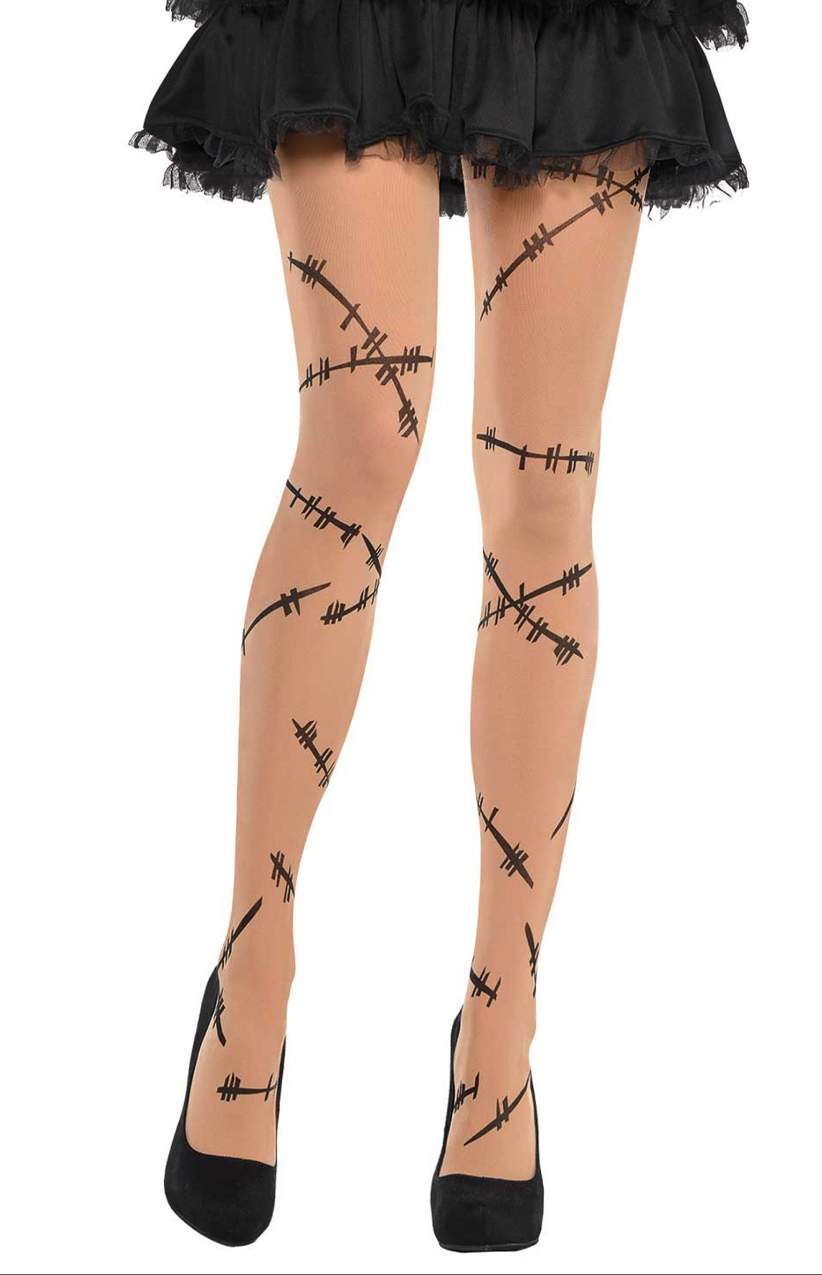 Stitched Scar Tights