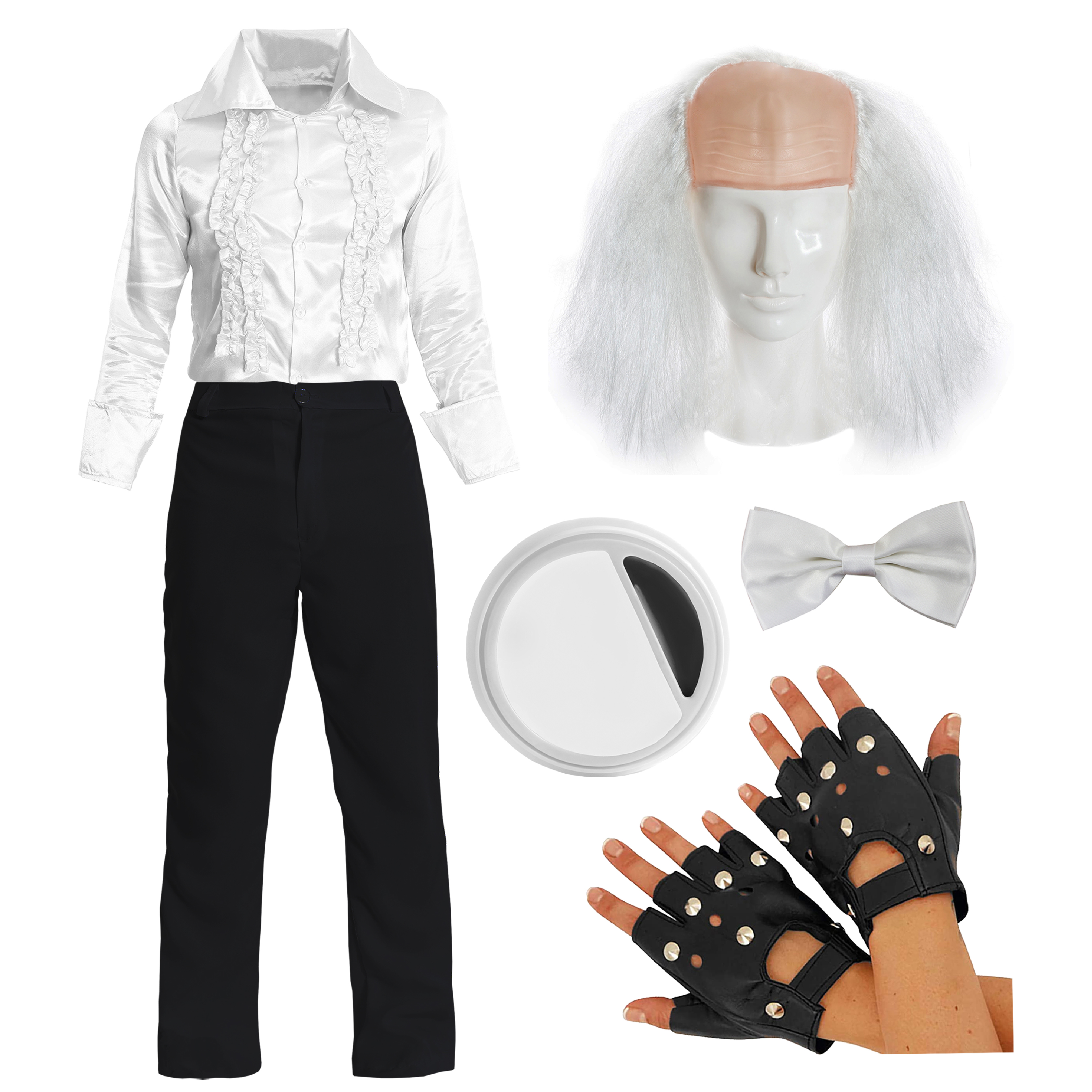 Adults Creepy Butler Costume Rocky Horror Inspired