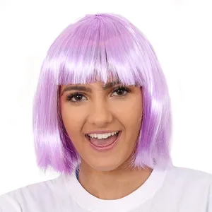 Purple Bob Wig