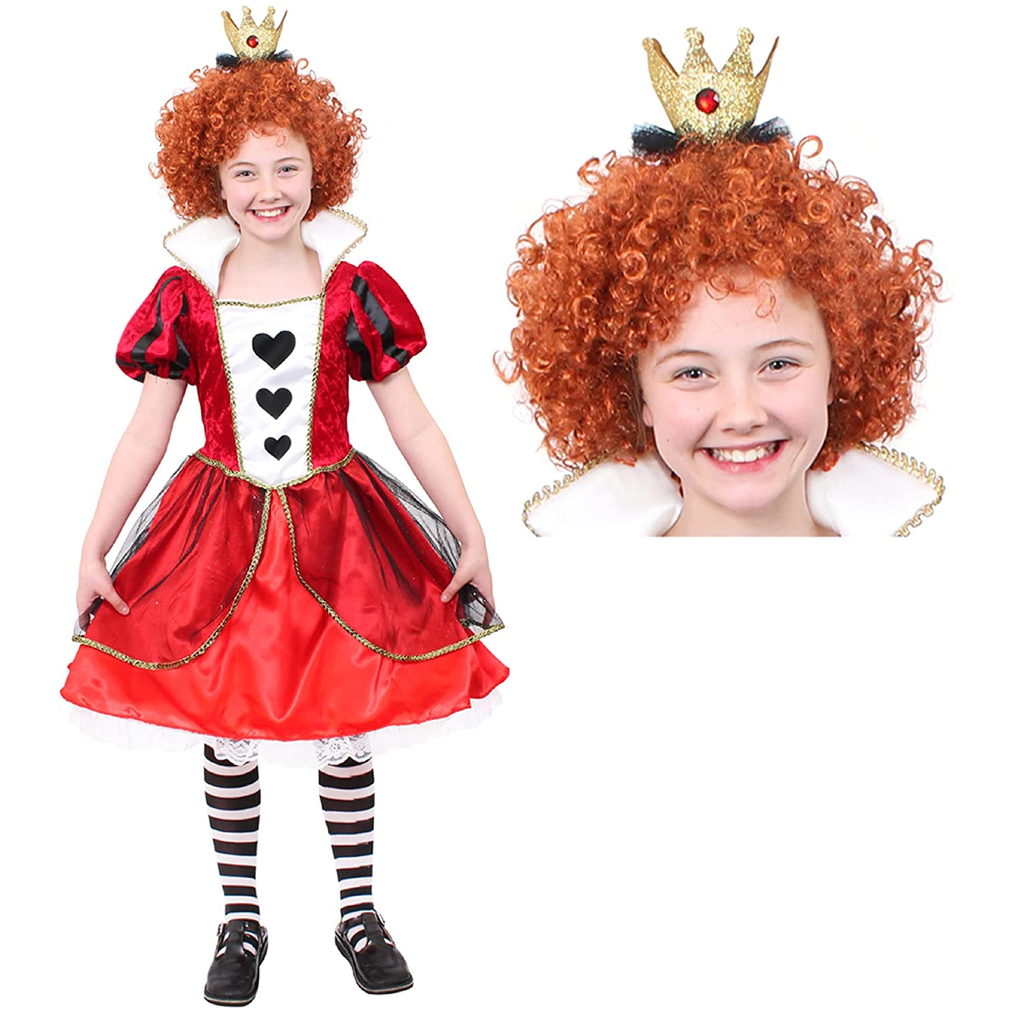 Queen Of Hearts Costume + Wig