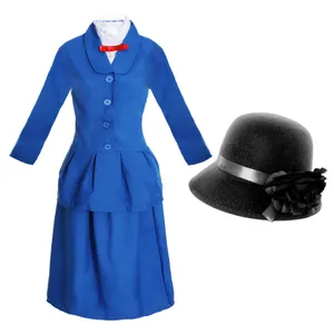 Ladies Magical Nanny Costume - with Cloche Hat