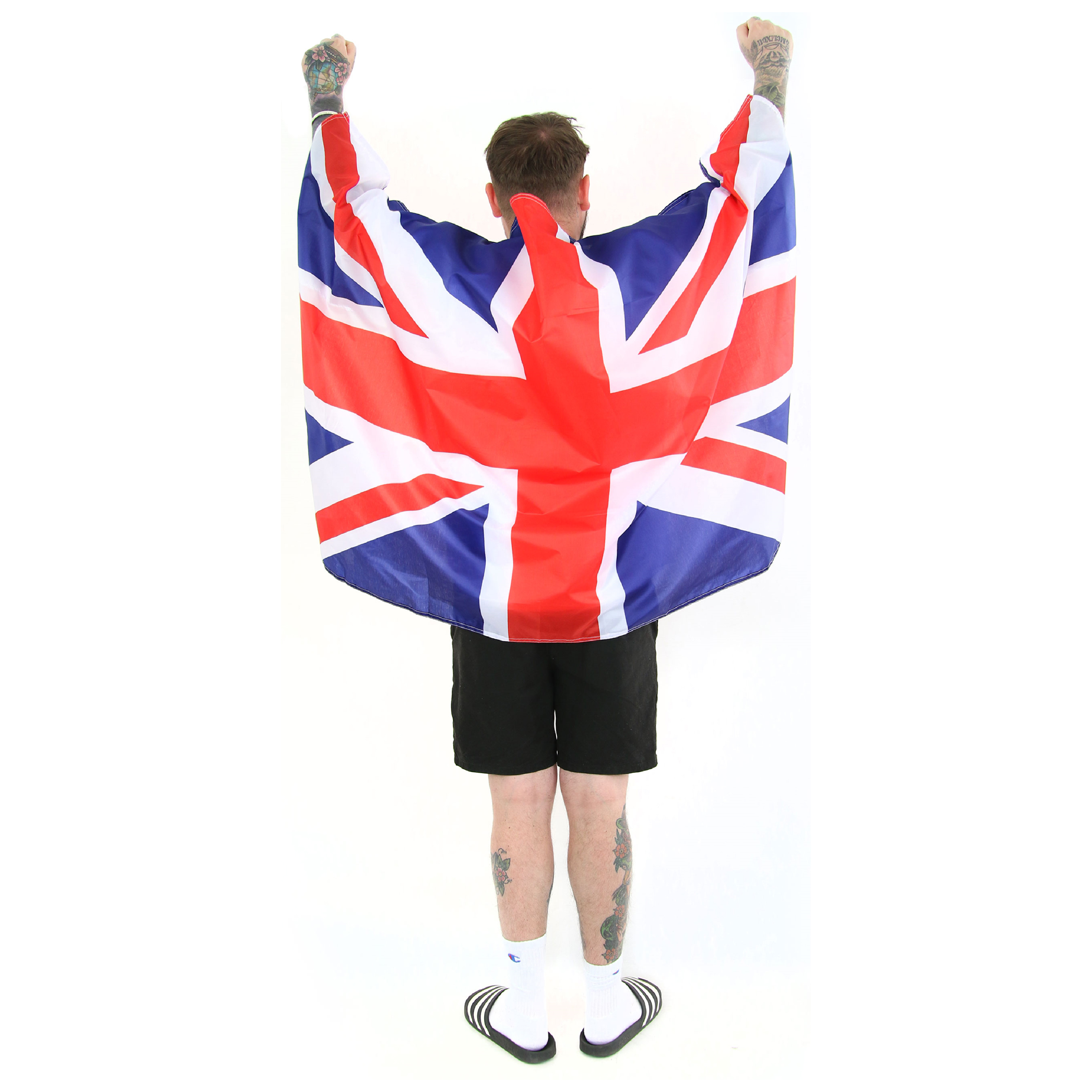 Wearable Union Jack Flag Cape