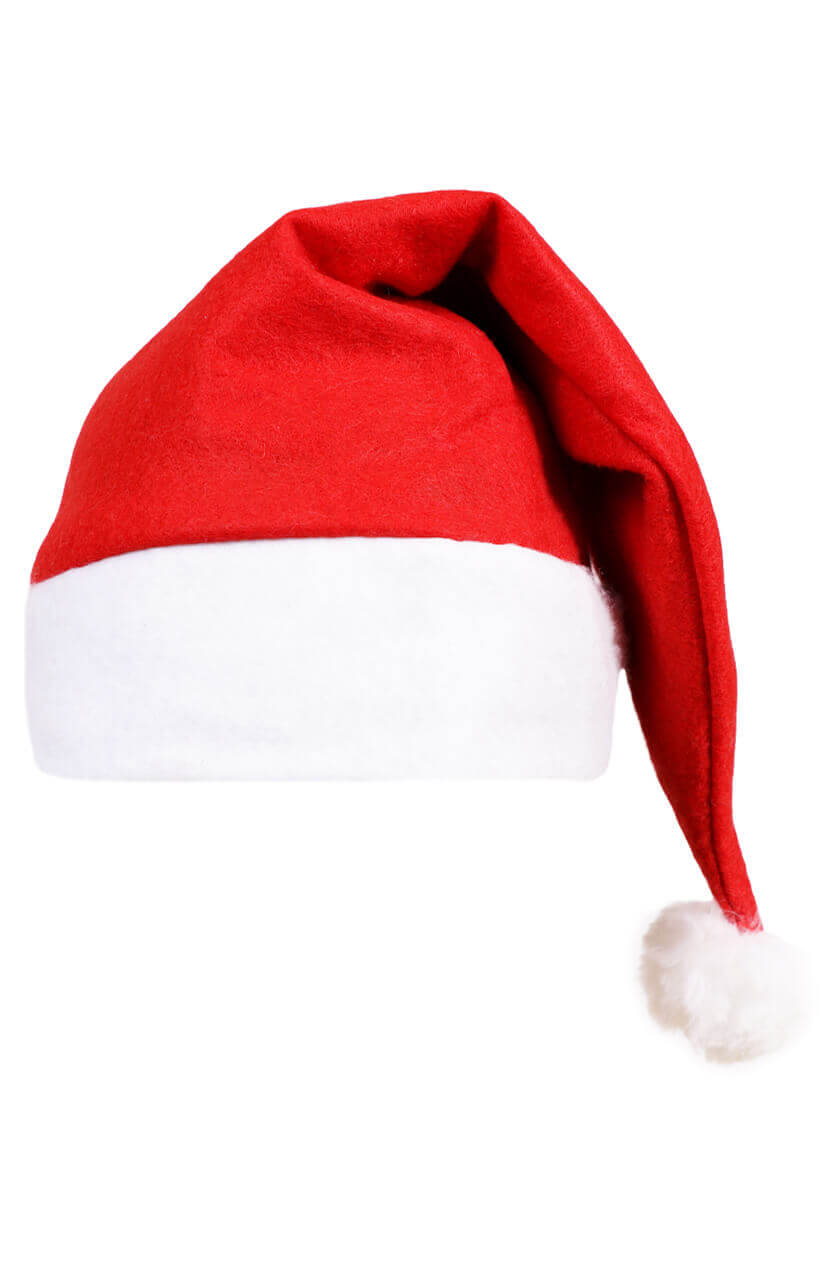 Adults Santa Hat - Packs Of x100, x250 & x500 - WHOLESALE