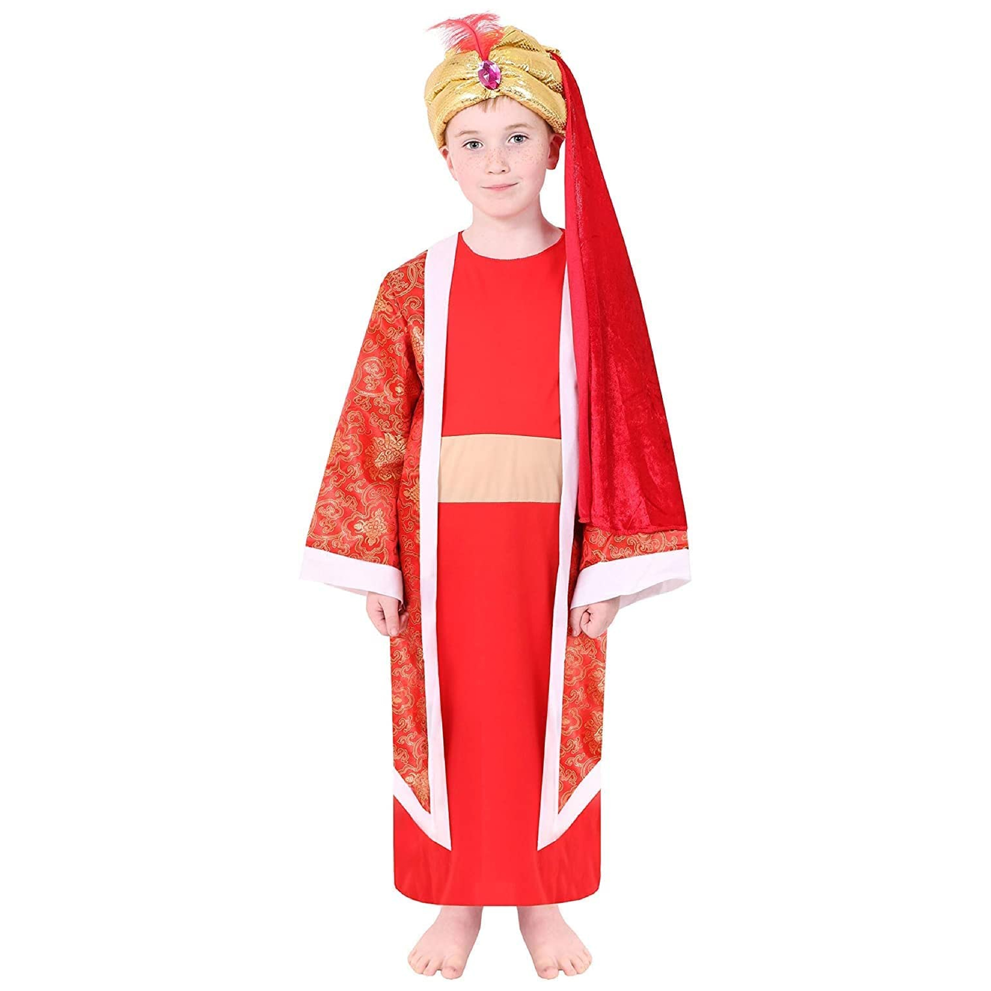 Childs Red King Costume