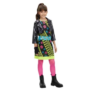 Girls Monster High Mattel Howleen Costume | 5 Pcs | Jacket, Dress, Belt, Tights & Glove