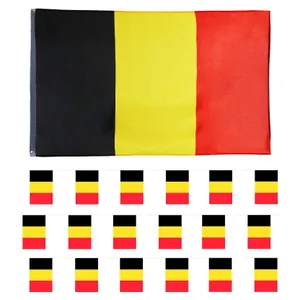 Belgium Flag And Bunting Set
