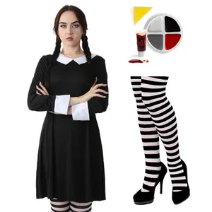 Ladies Midweek Horror Costume - Tights & Face Paint
